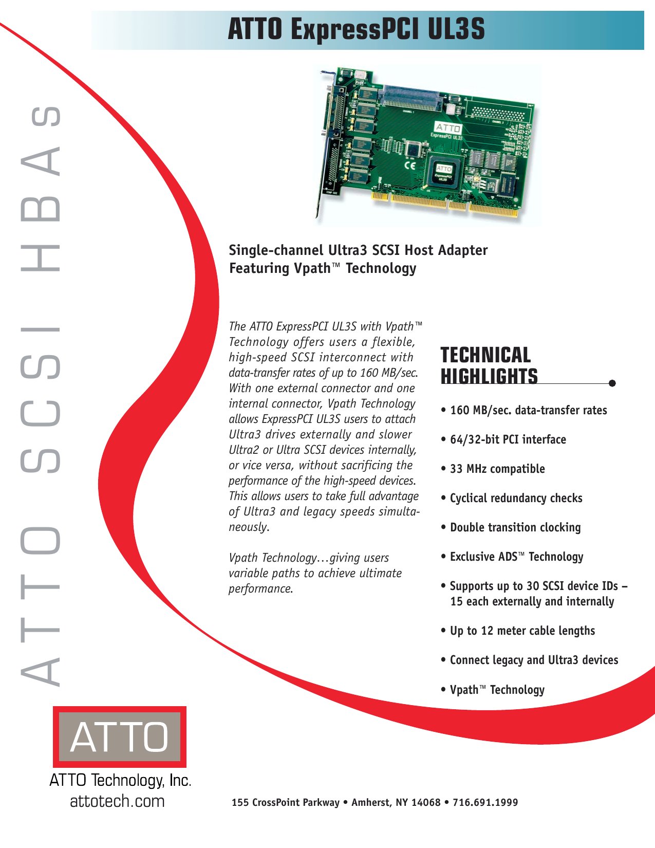 ExpressPCI UL3S Technical Specifications