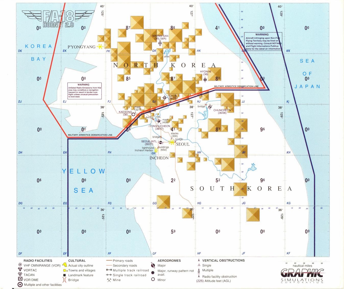 FA 18 Hornet 2.0 map Korea
