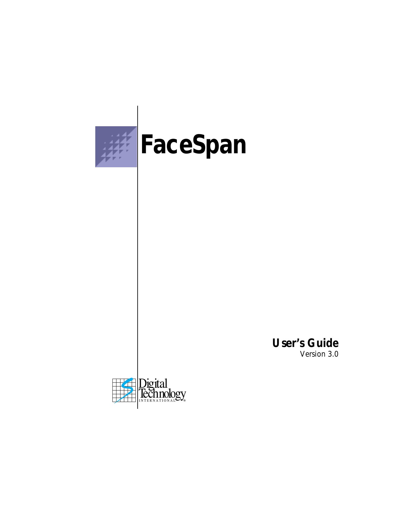 FaceSpan 3.0 Users Guide