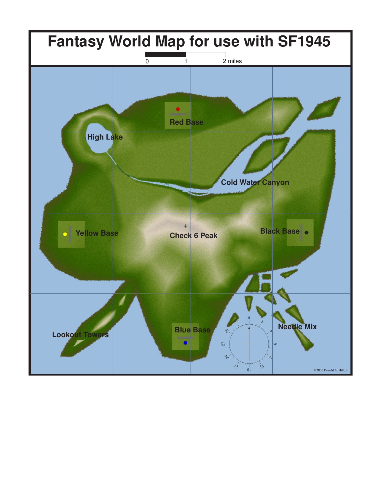 Fantasy World Map