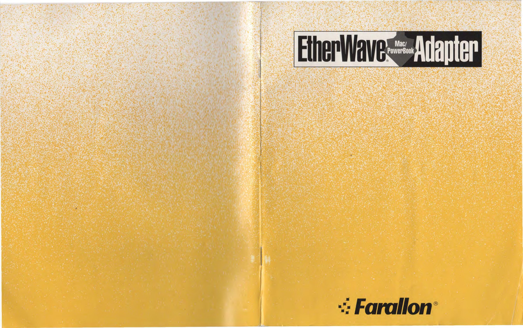 Farallon EtherWave Mac PowerBook Adapter Manual Scan OCR Reduced