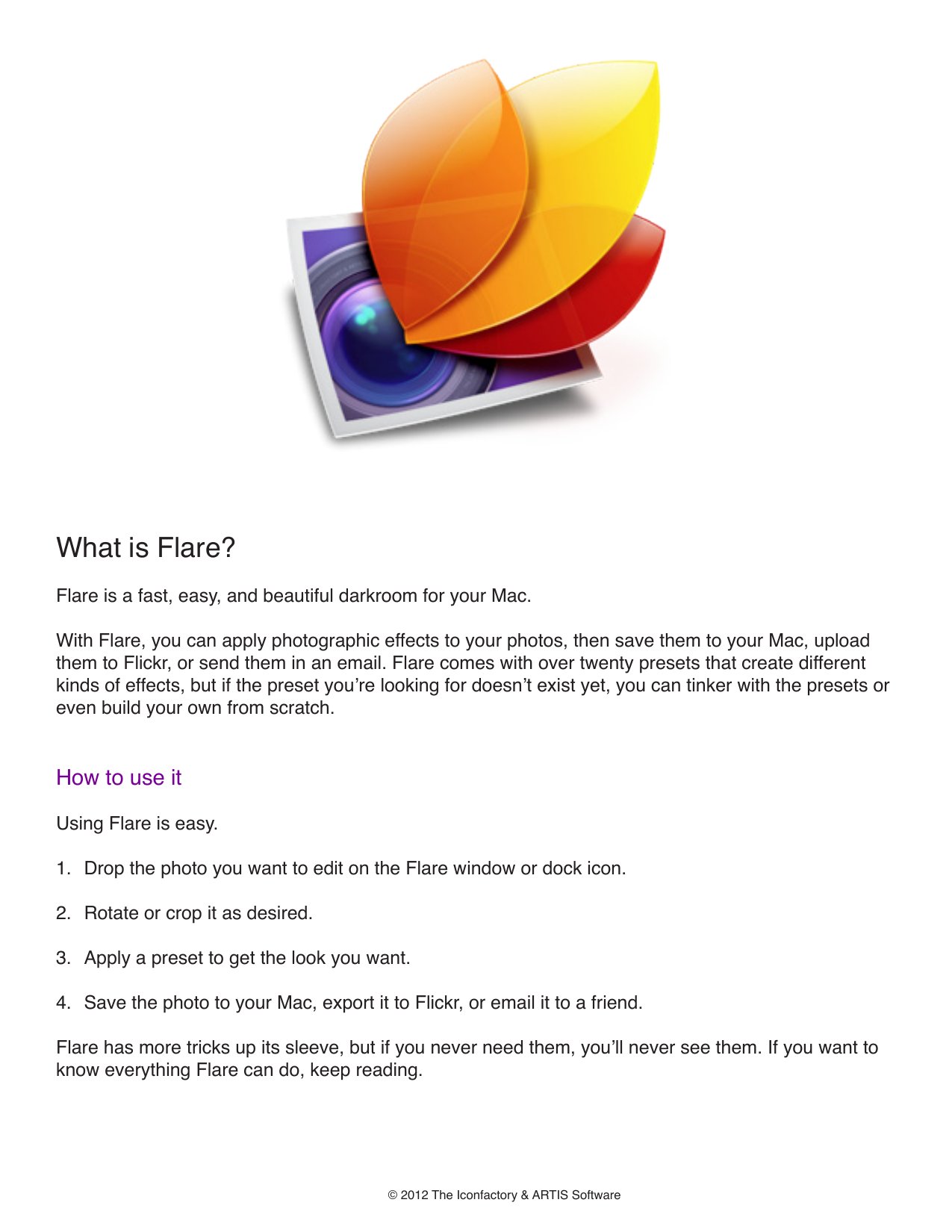 Flare User Guide