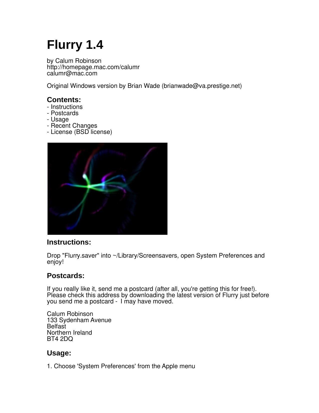 Flurry ReadMe