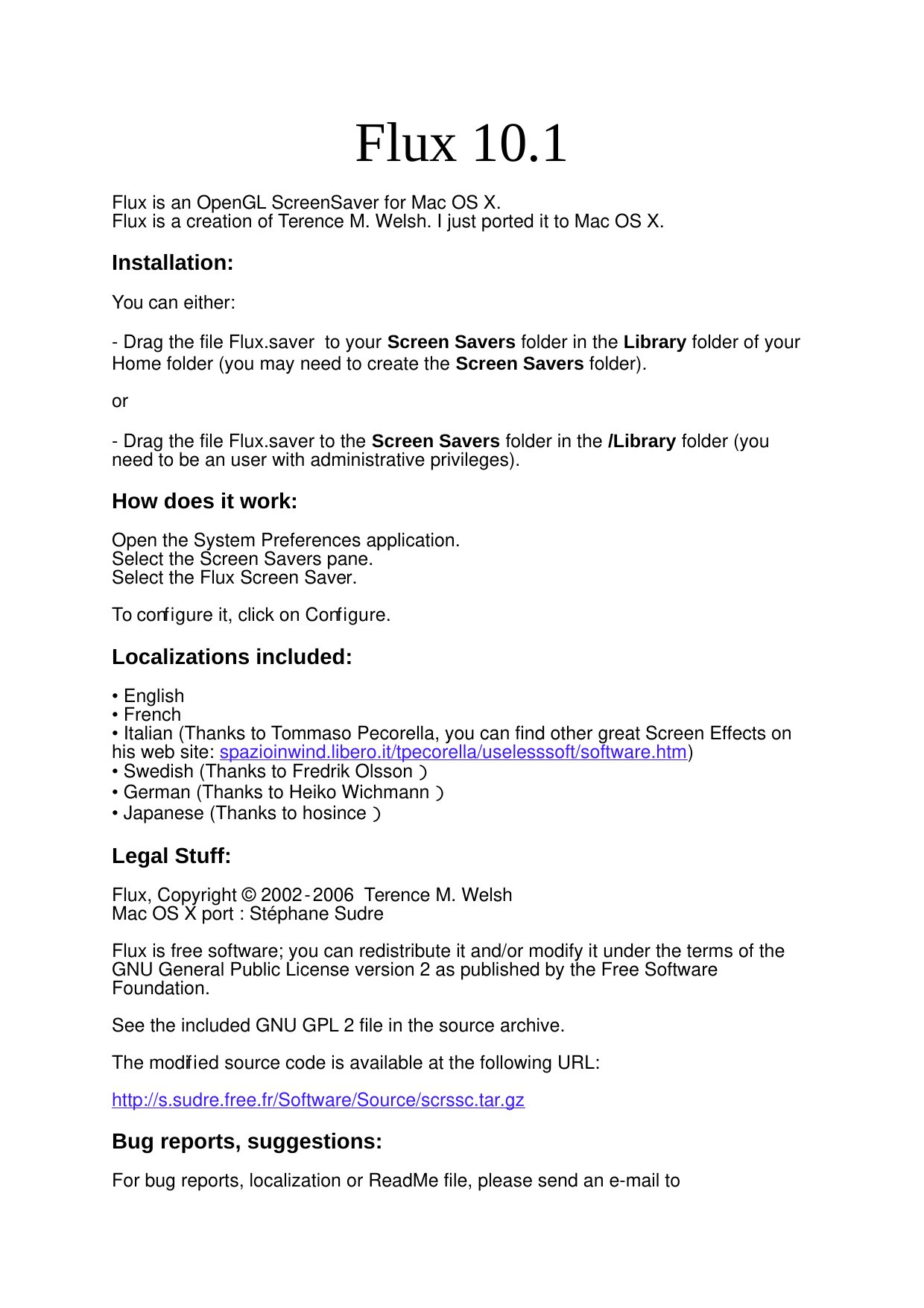 Flux 10 1 ReadMe