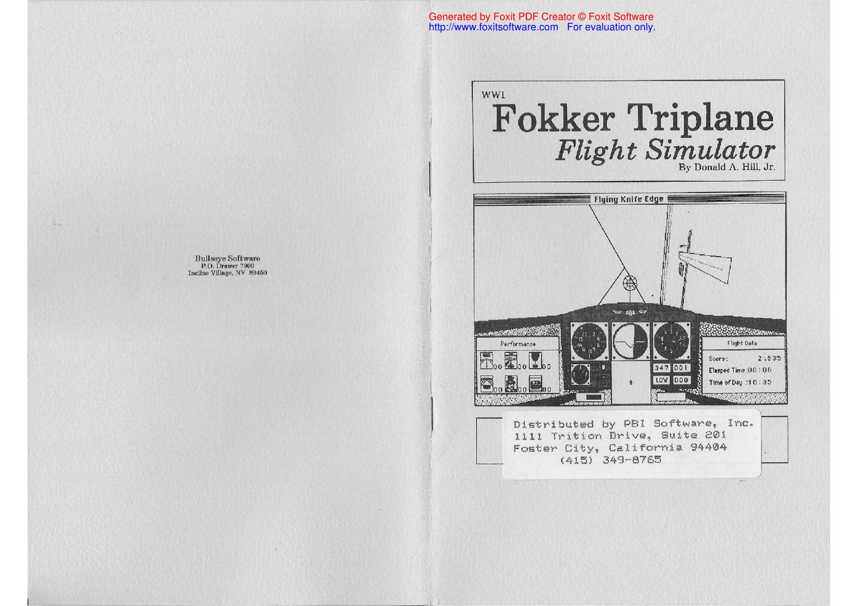 Fokker full manual