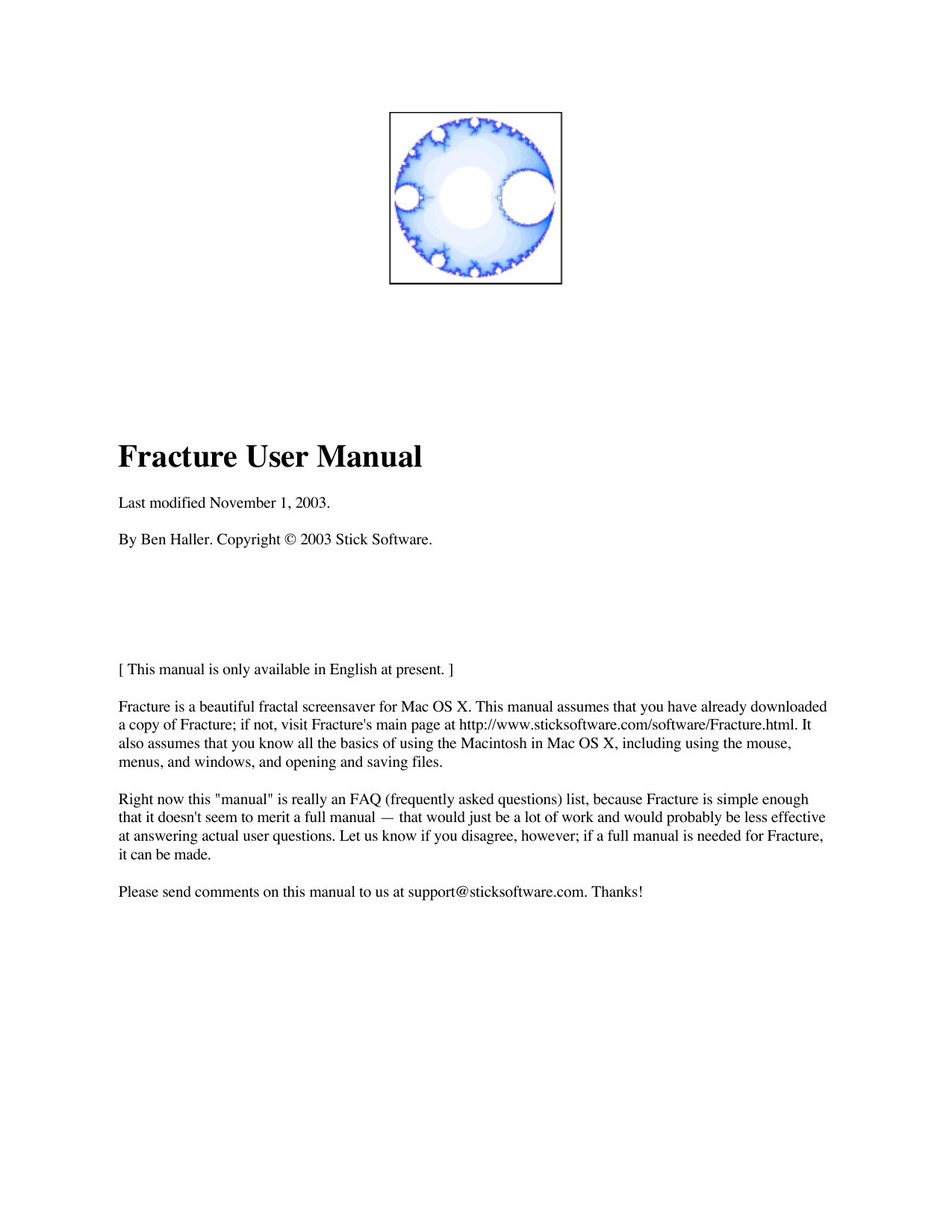 FractureManual