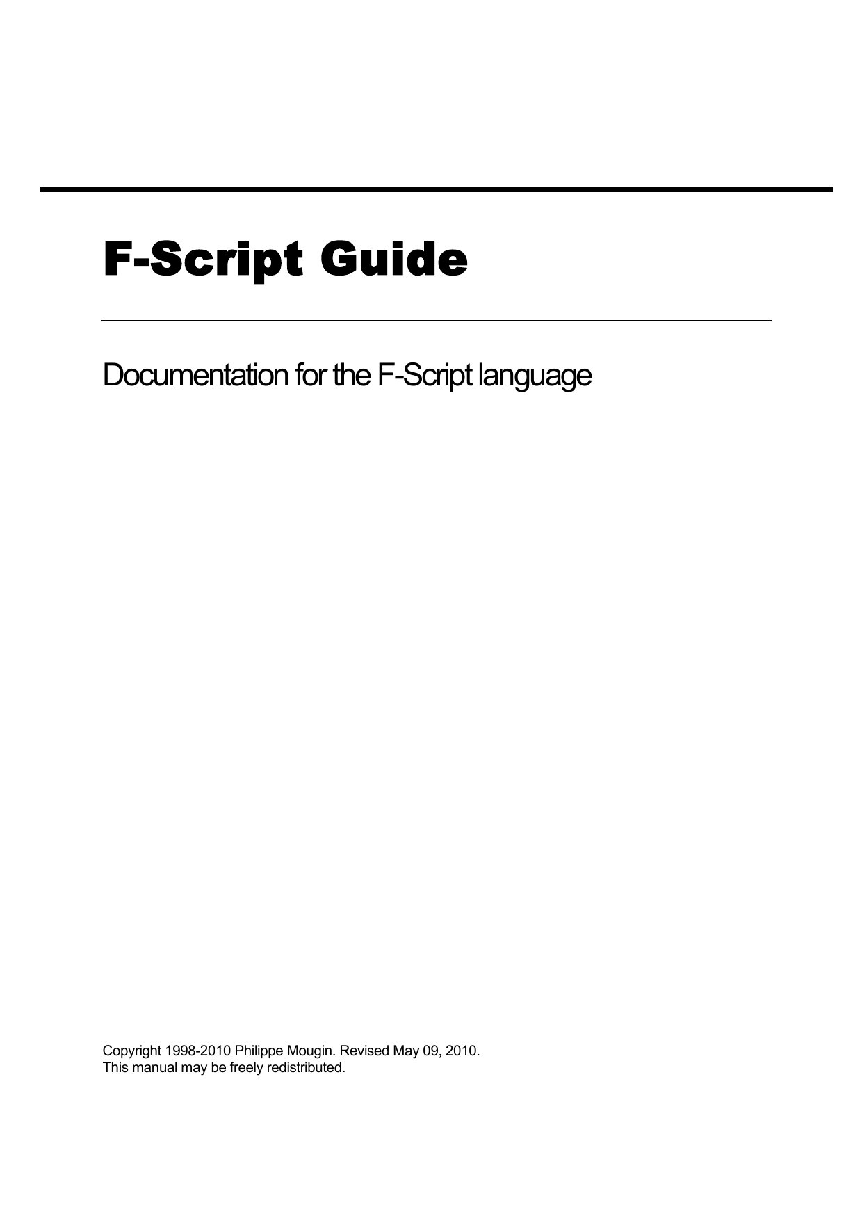 FScriptGuide