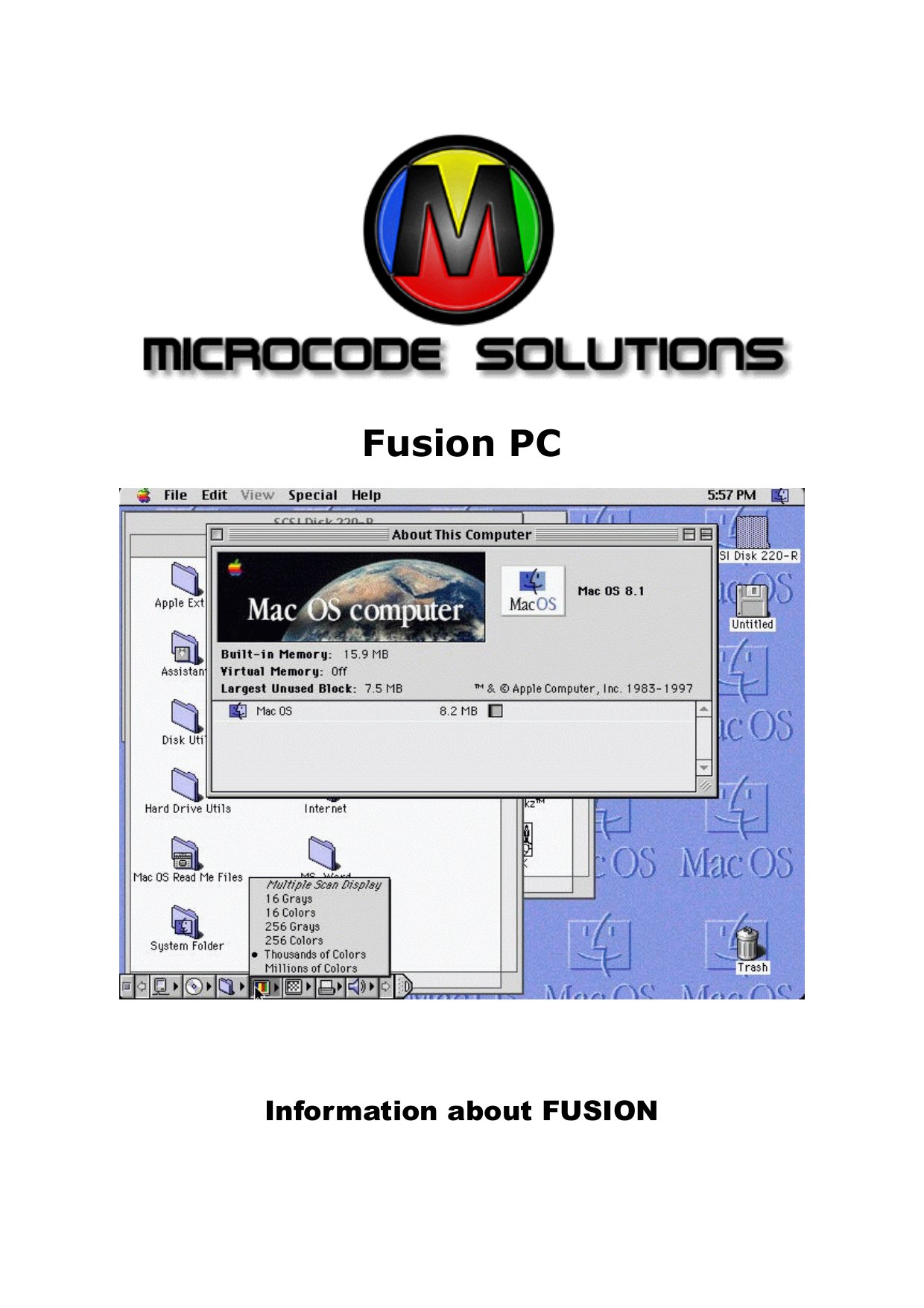 FusionPC Support