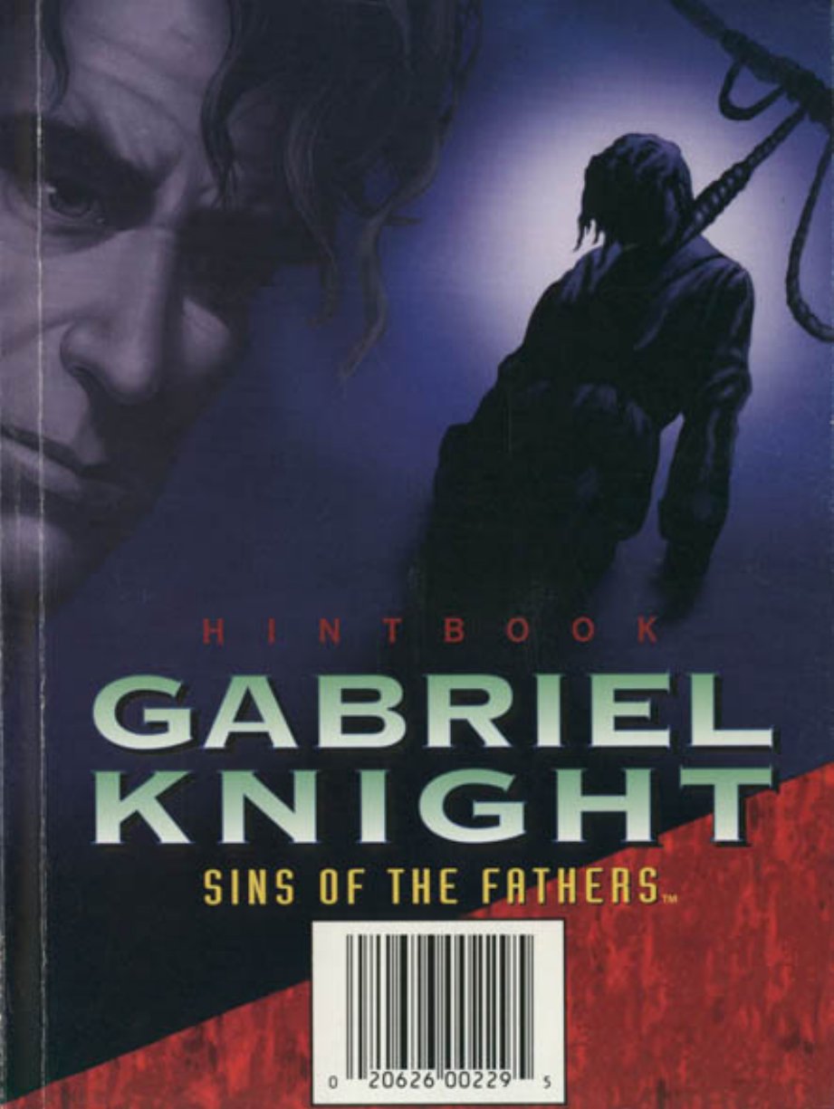 Gabriel Knight 1 Hintbook