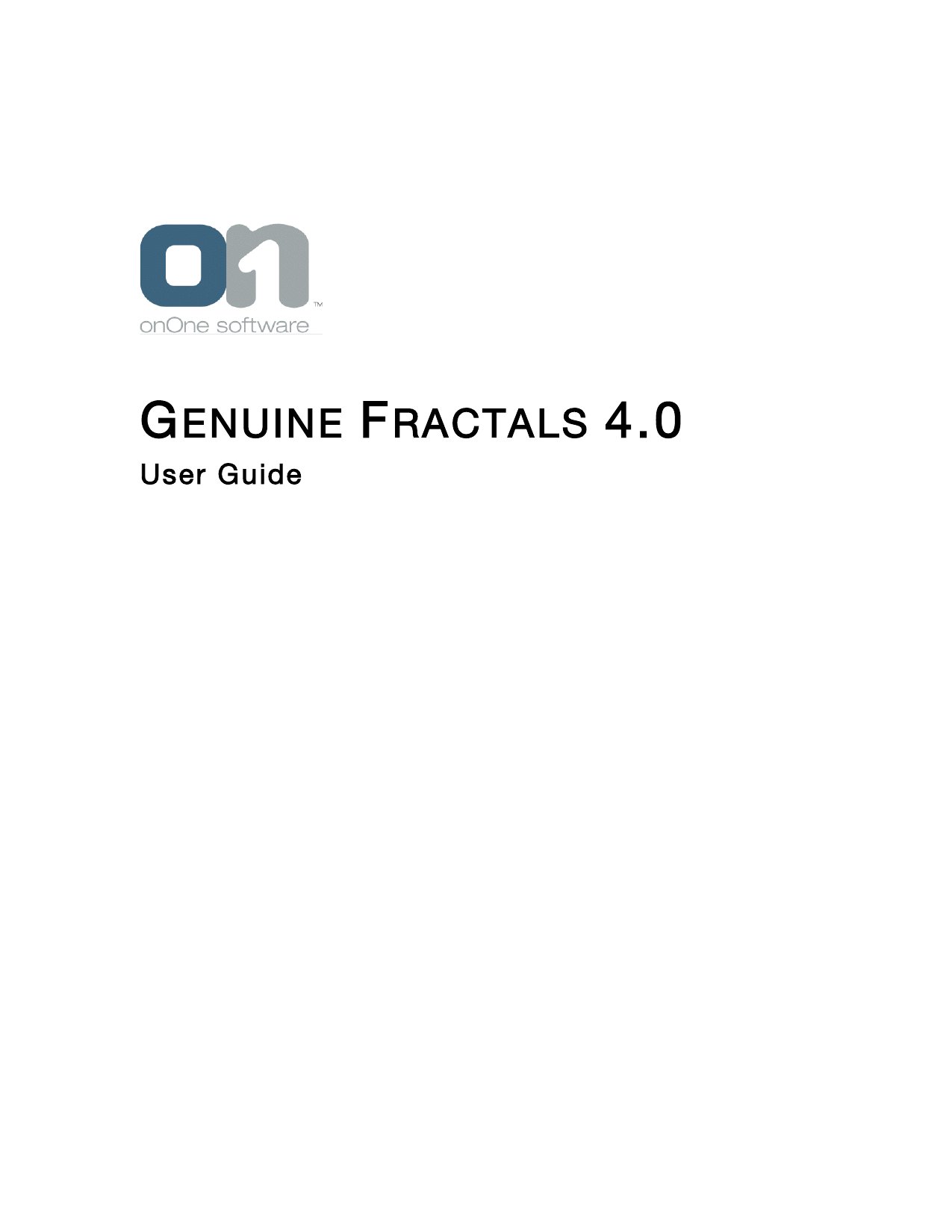 Genuine Fractals 4 User Guide