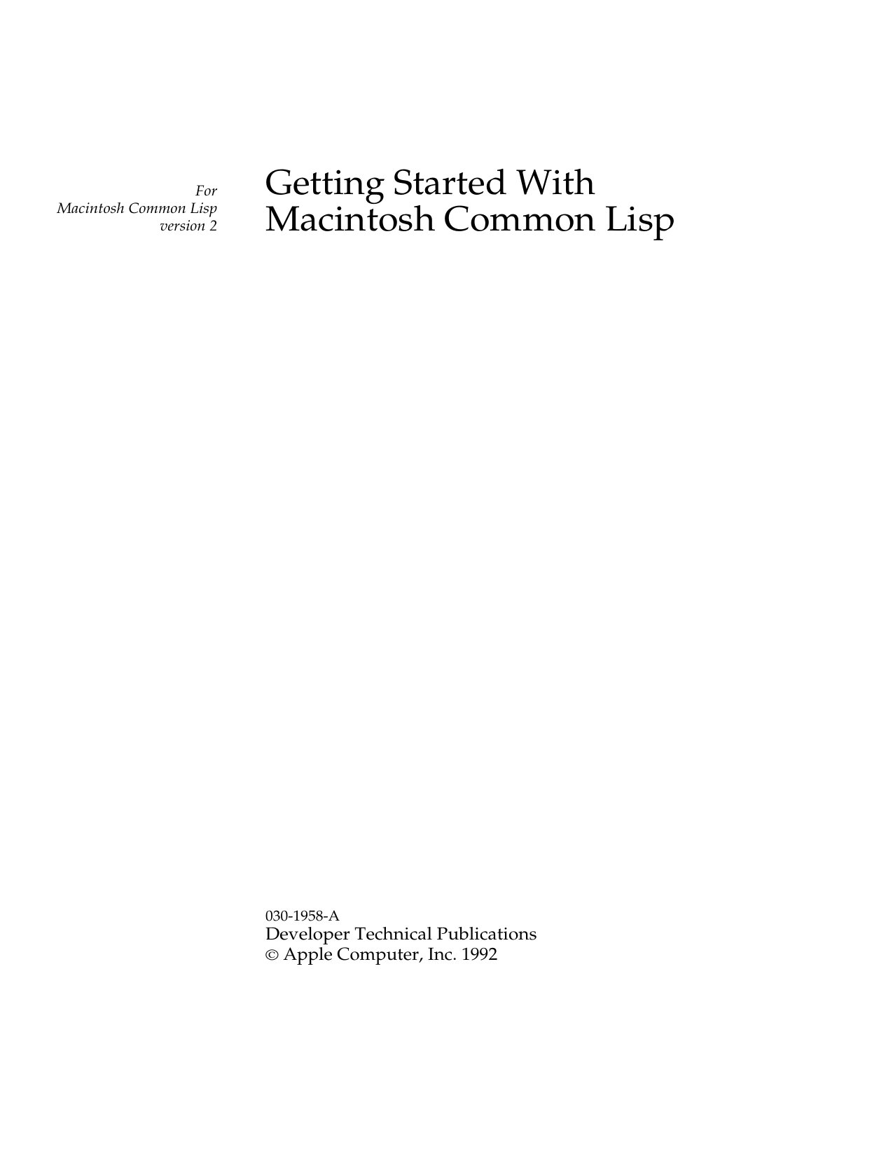 Getting Started with MCL
