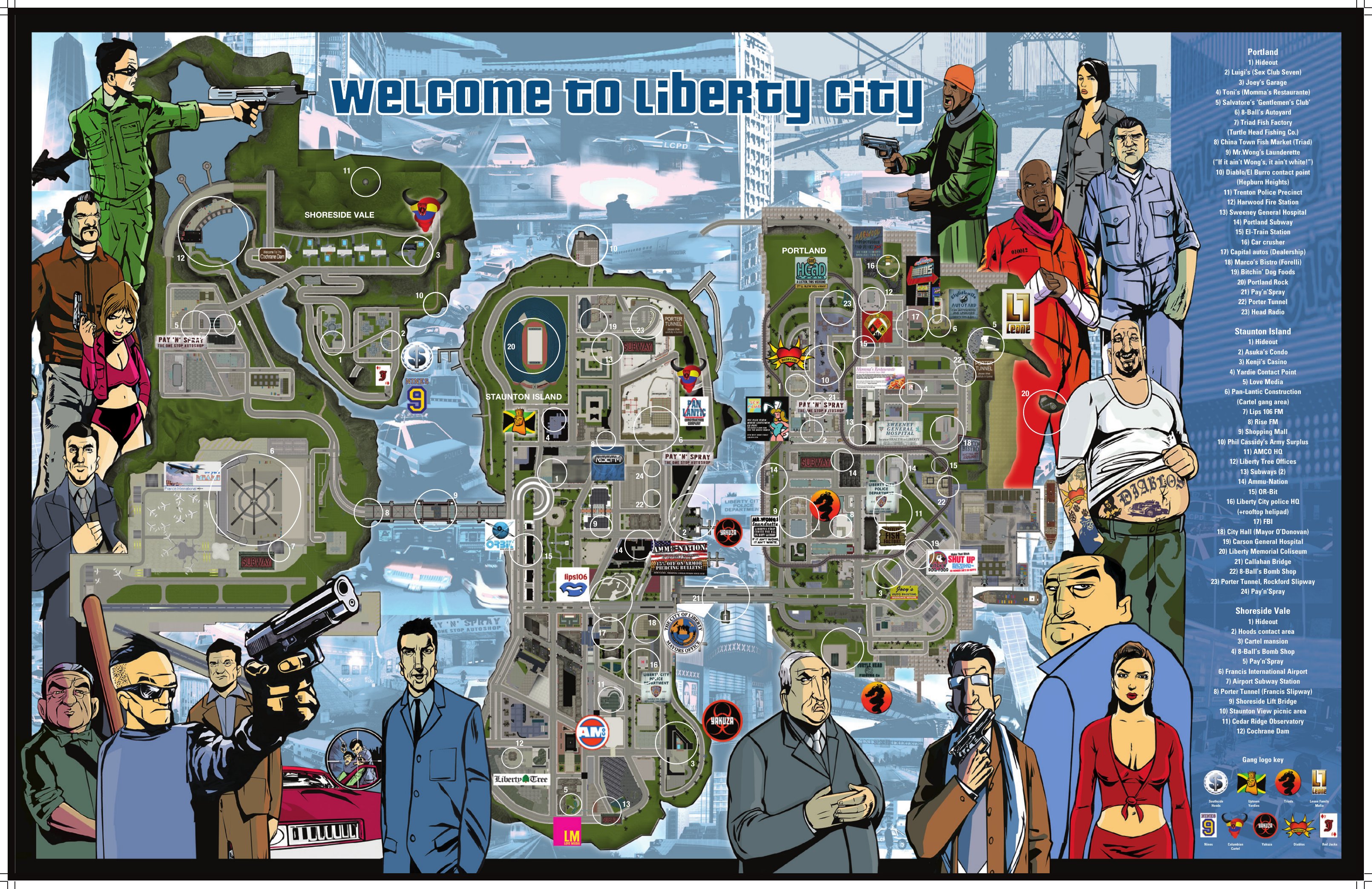 GTA 3 Map