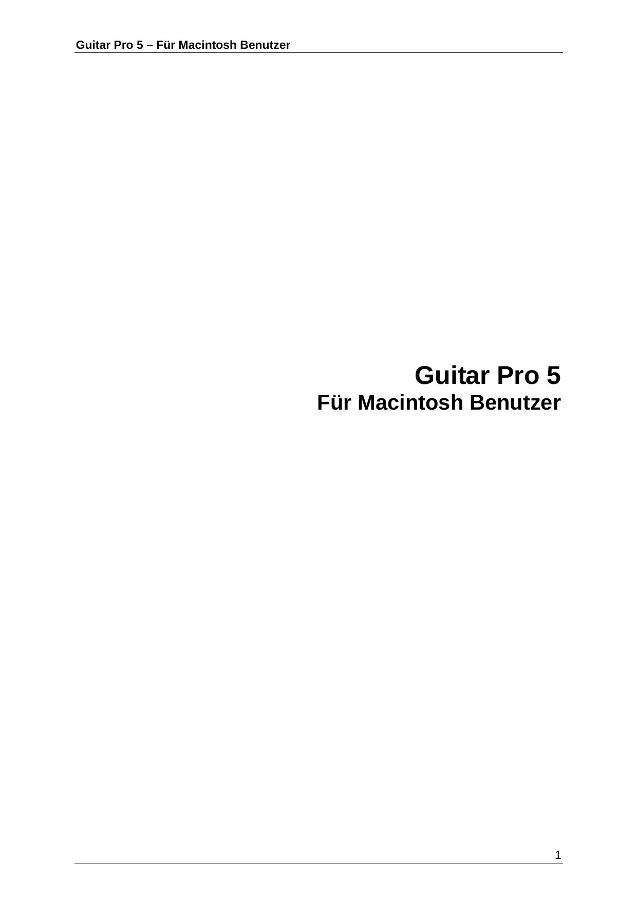 GuitarPro MAC DE