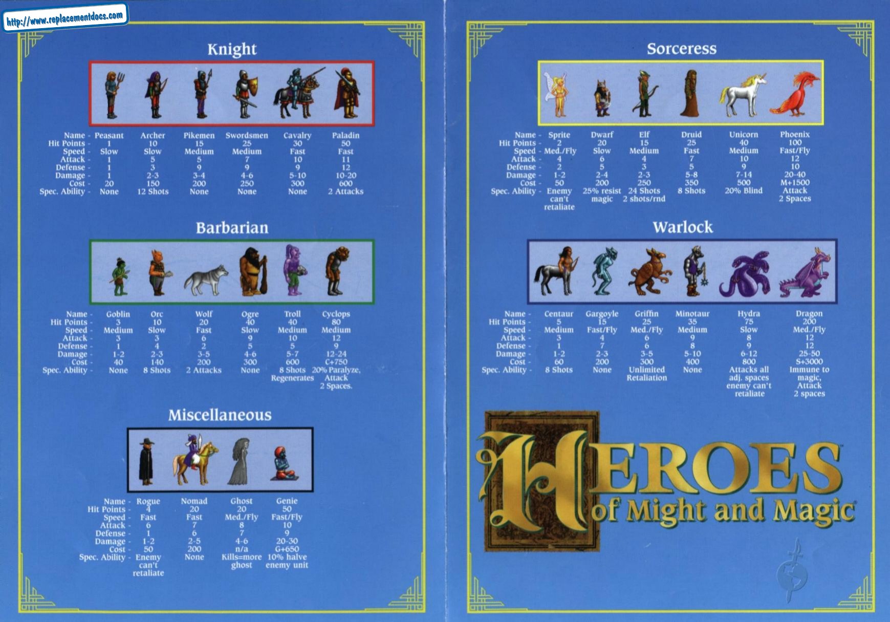 HeroesMightMagicRefCardPC