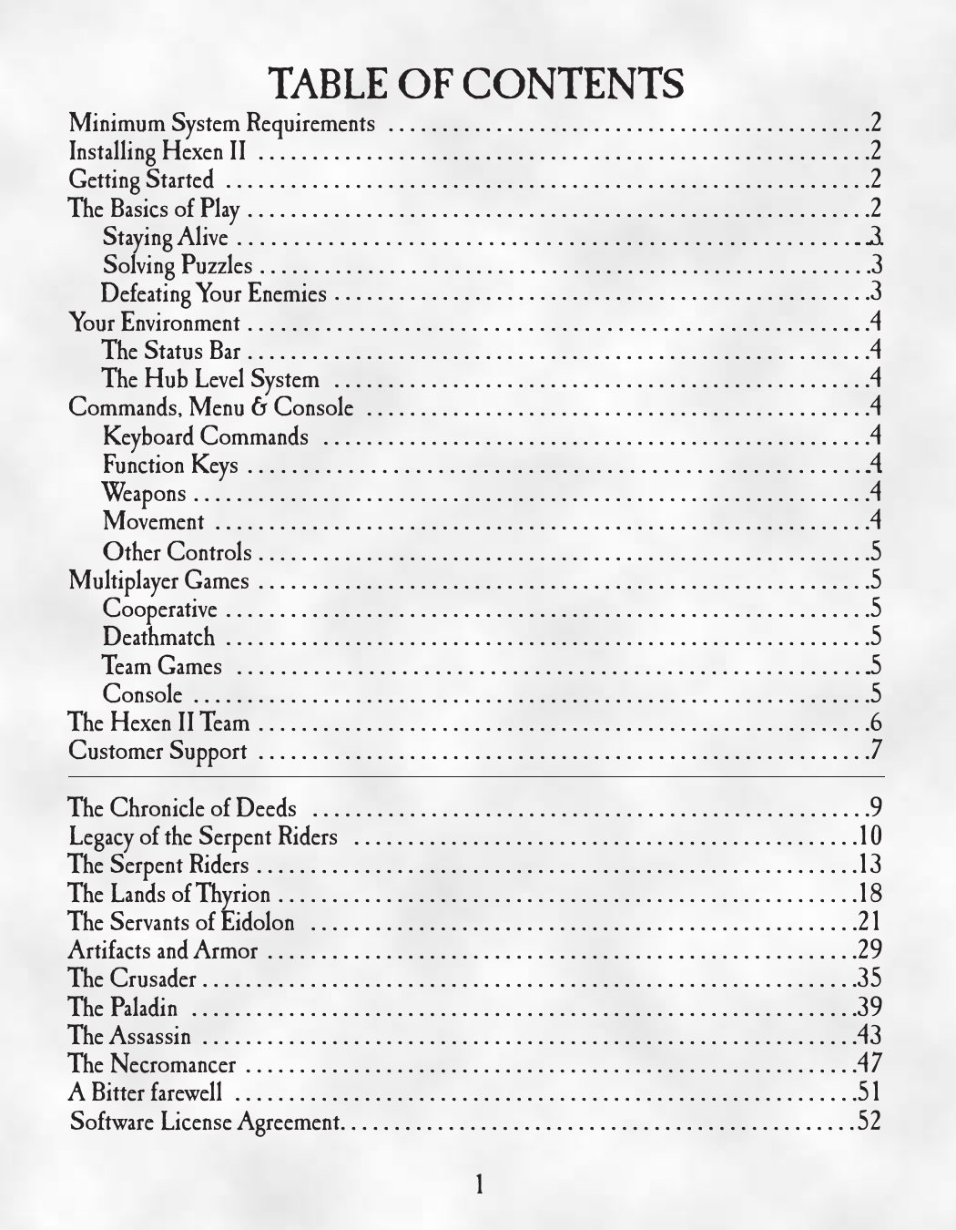 Hexen II Manual