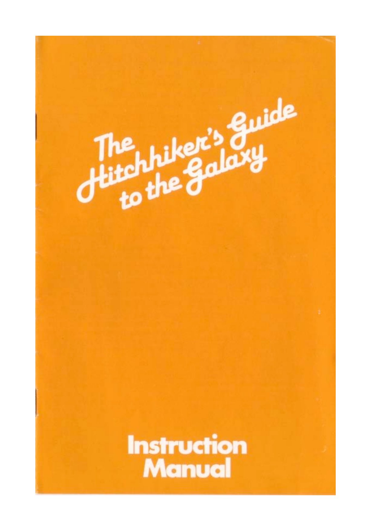 HHGG Gold Manual