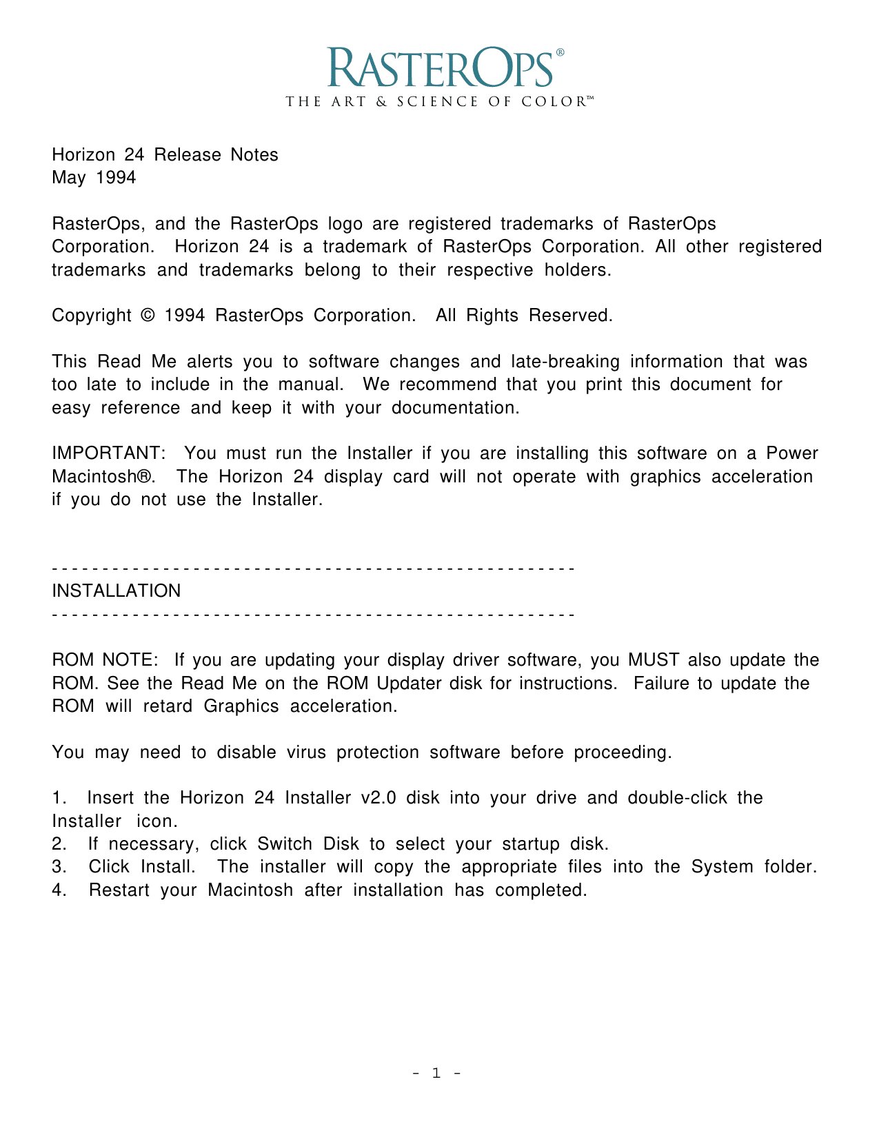 Horizon 24 Read ME