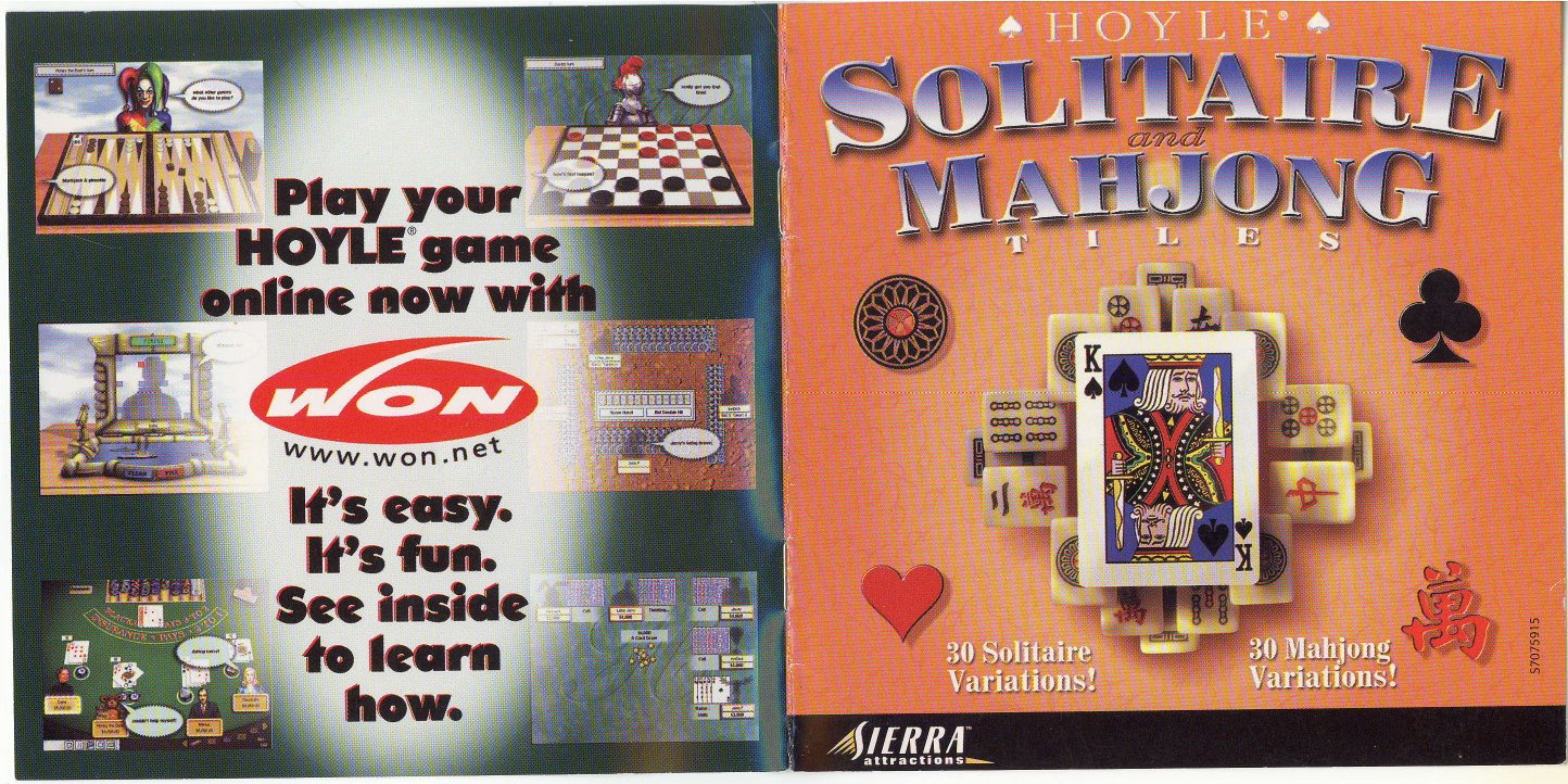 Hoyle Solitaire MahJong Tiles