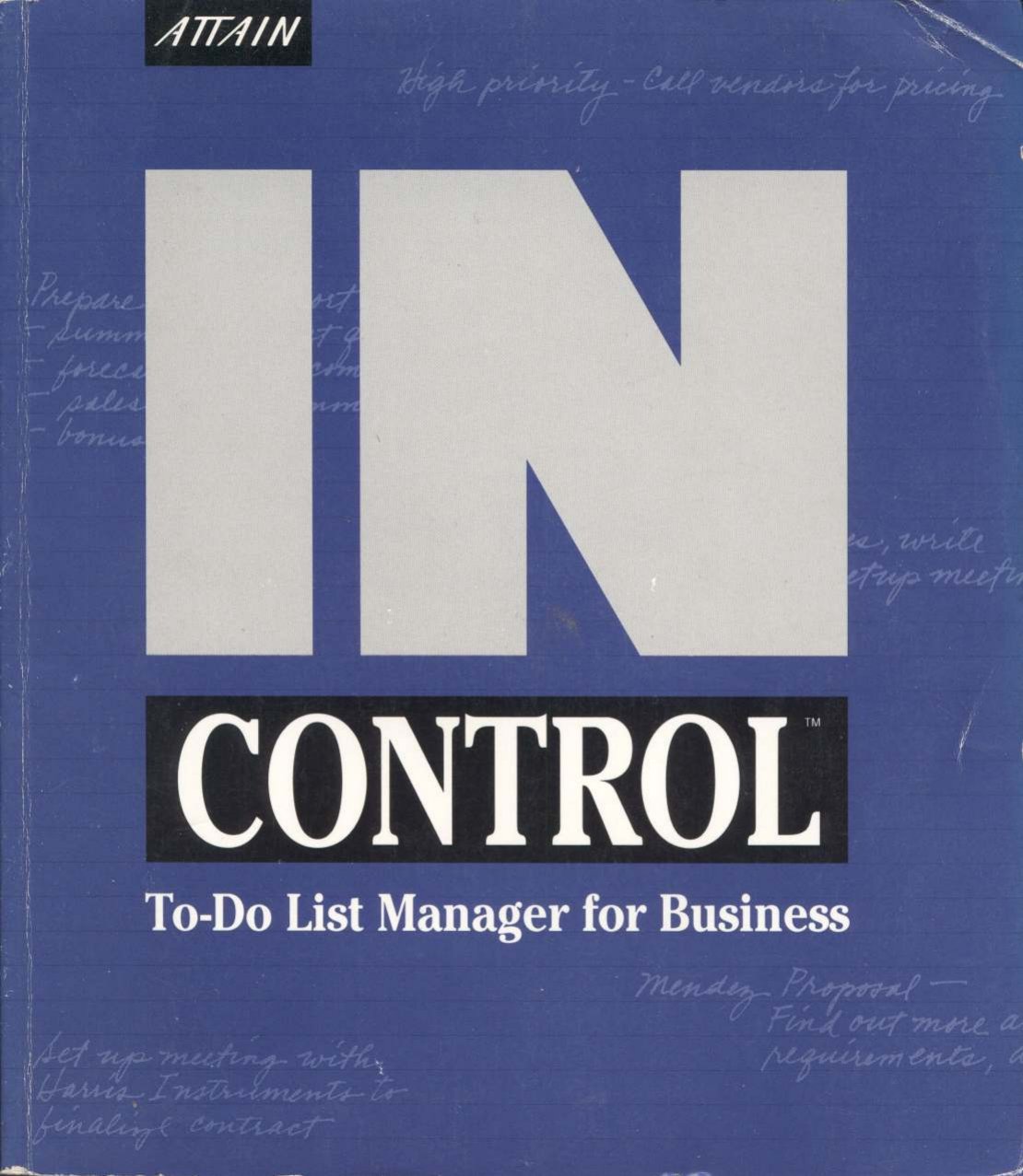 In Control ebook
