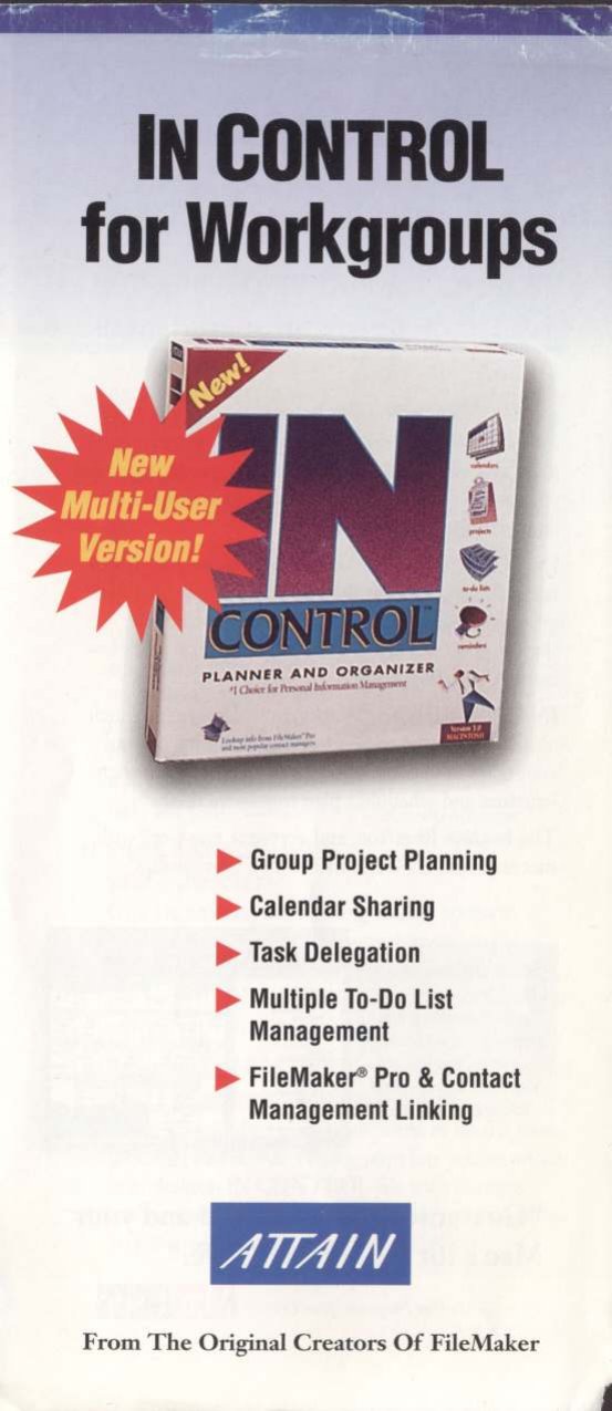 In Control for Workgroups Leaflet ebook