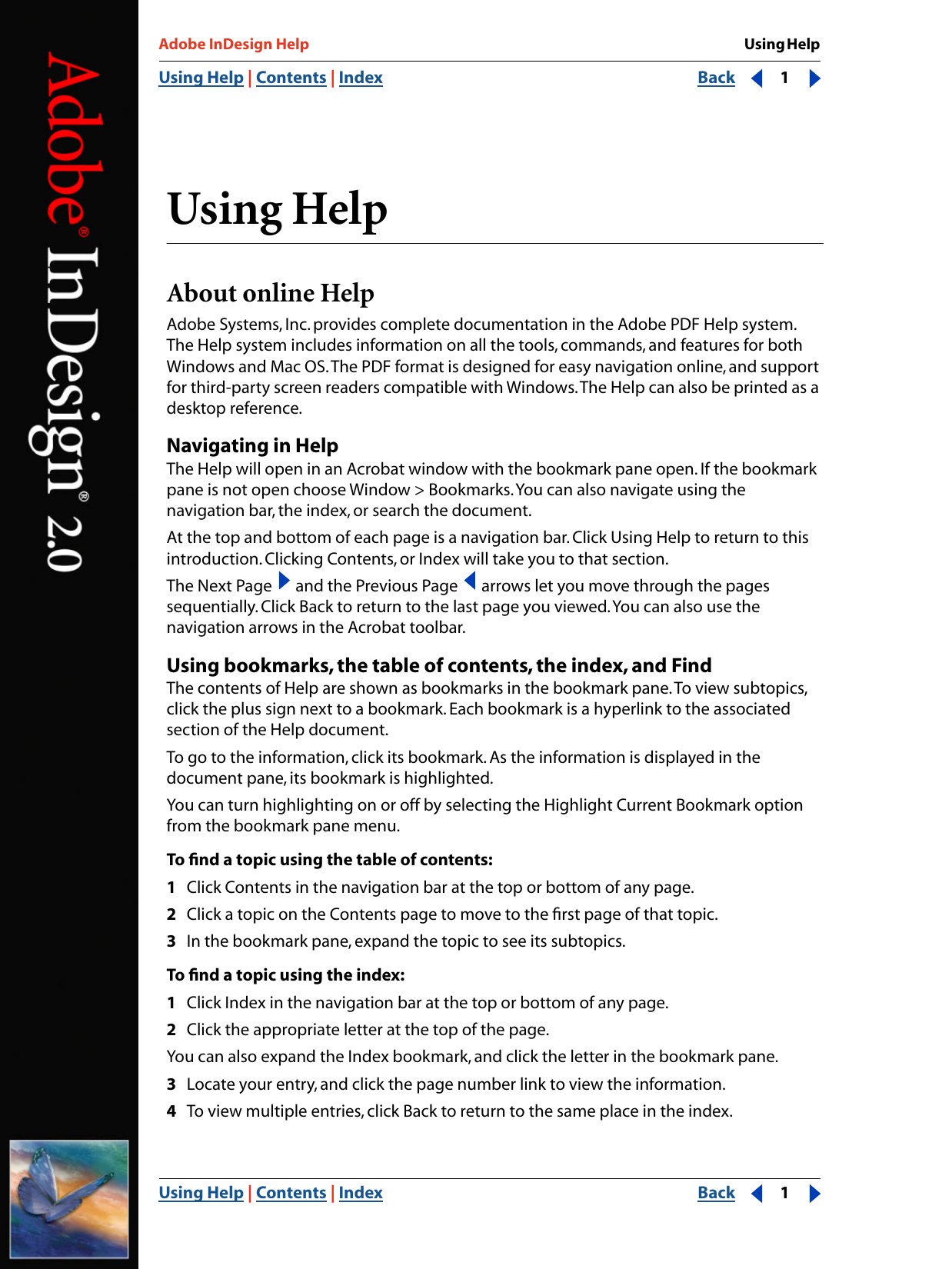 InDesign 20 Help