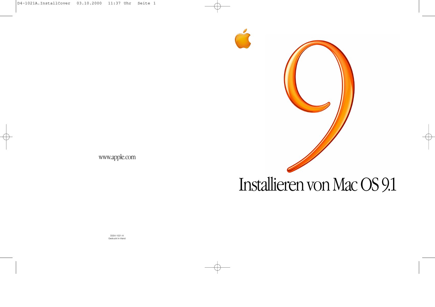 Installieren von Mac OS 9.1 0