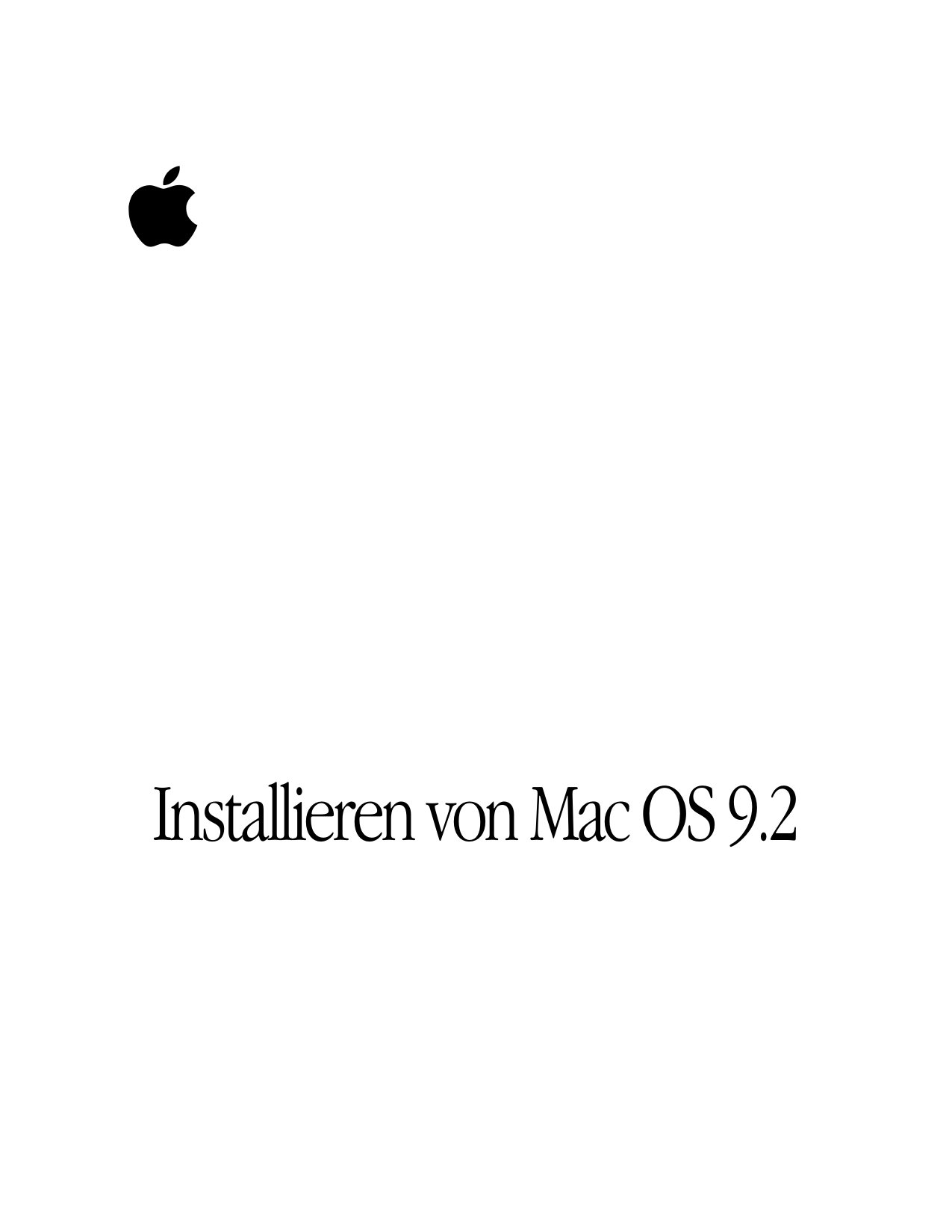 Installieren von Mac OS 9.2