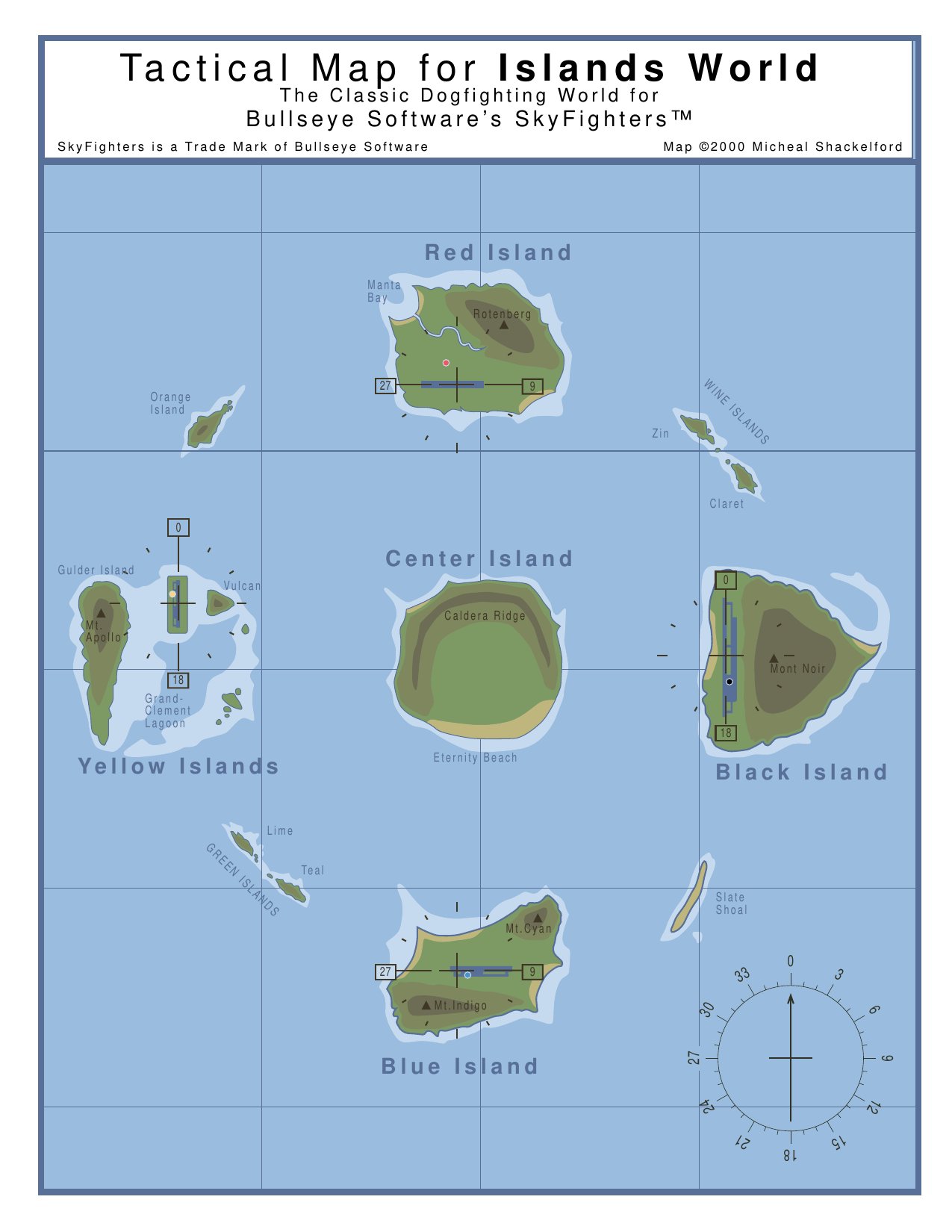 Island World Map
