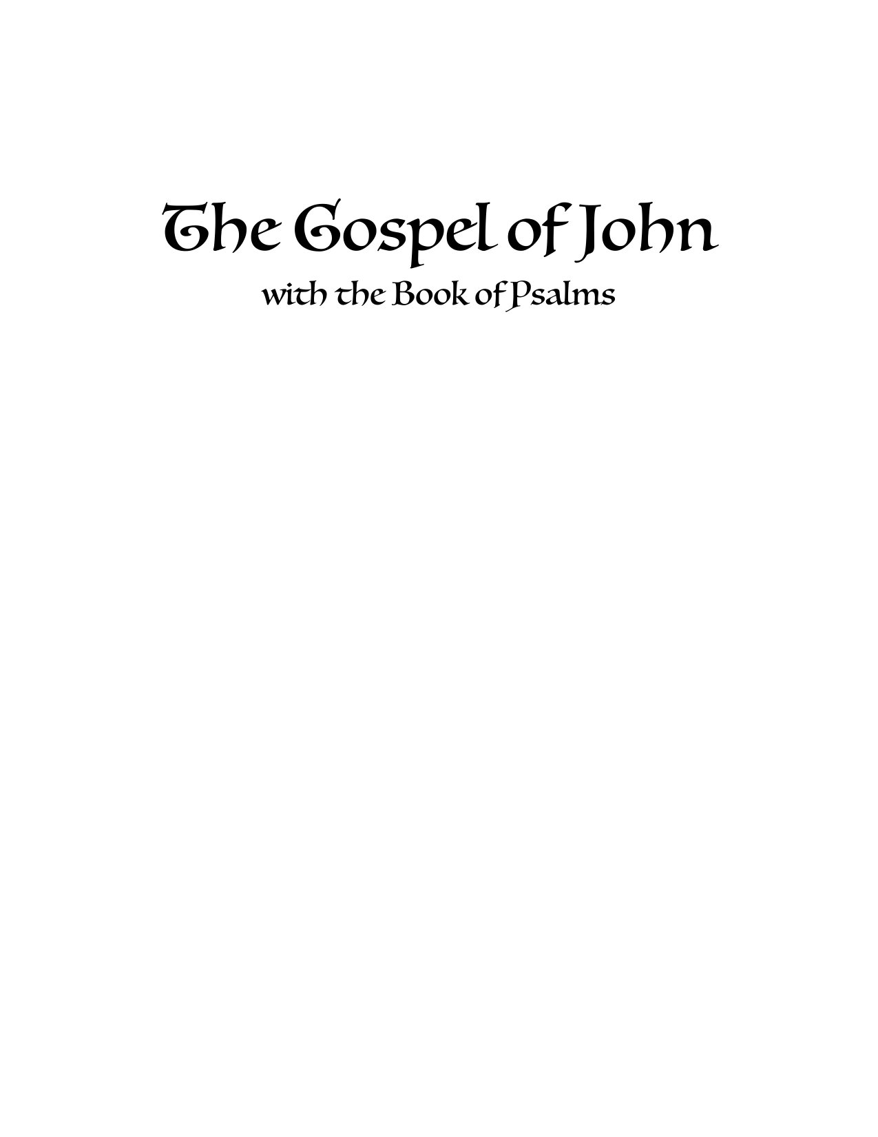 JohnPsalms