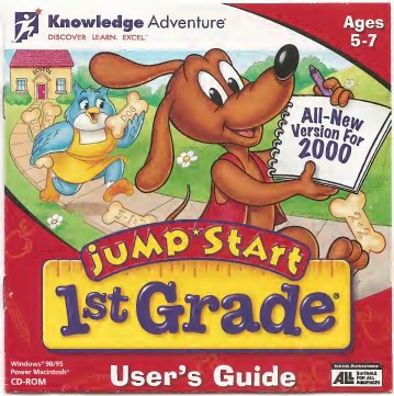 JumpStart 1st Grade 2000 manual