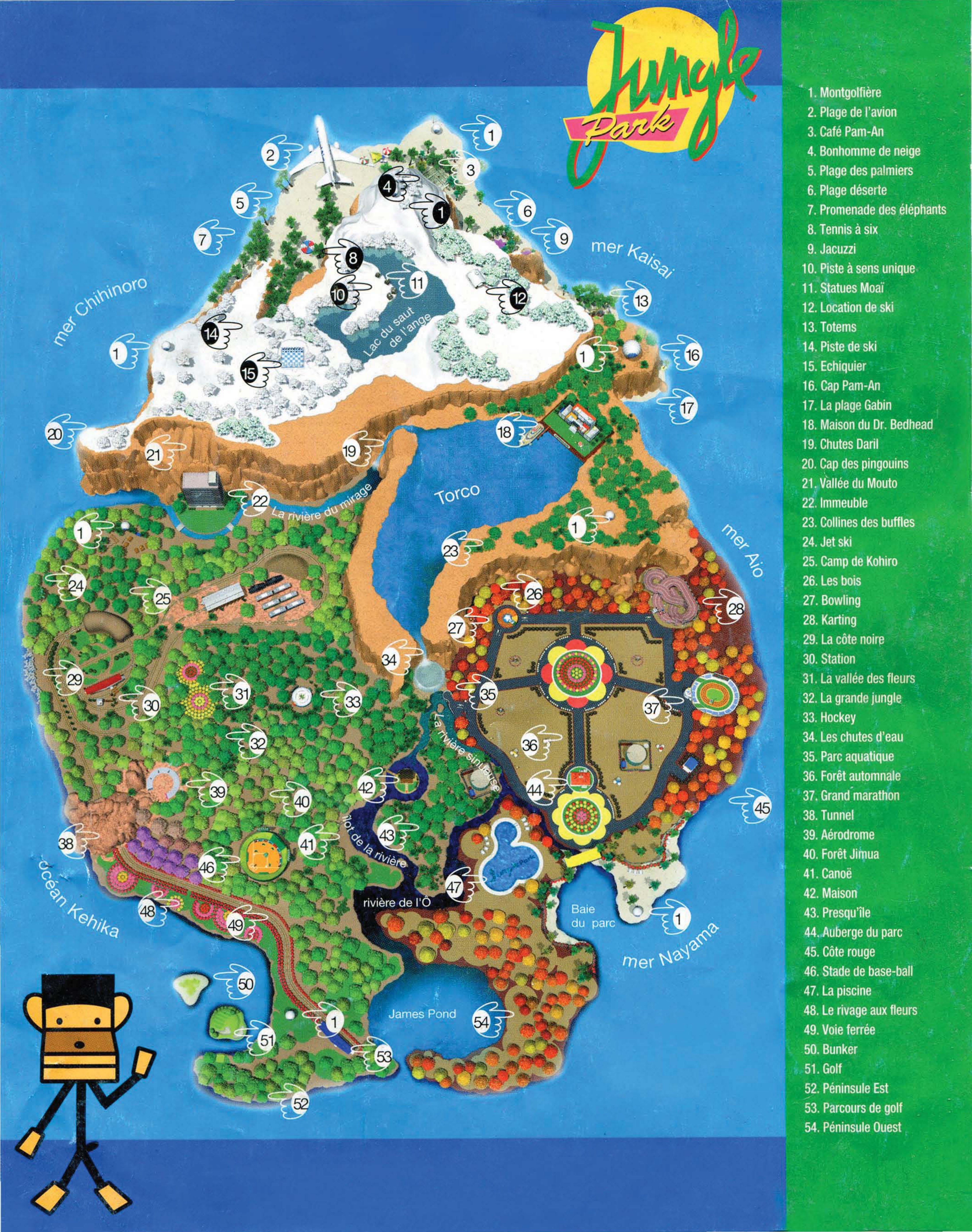 Jungle Park Fr map