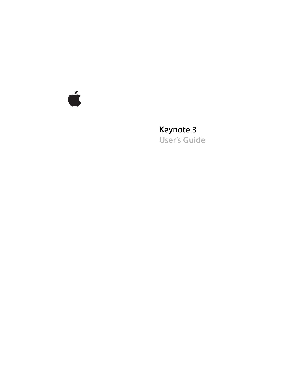 Keynote User Guide