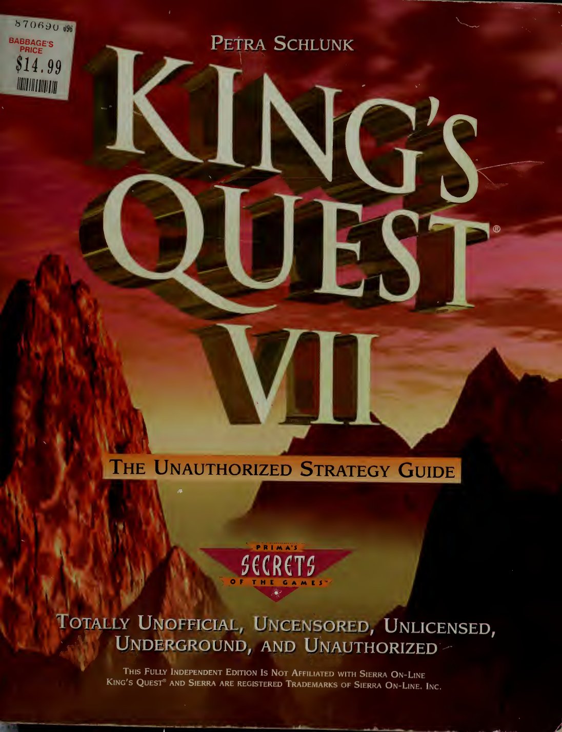 KingsQuest7 strategyguide