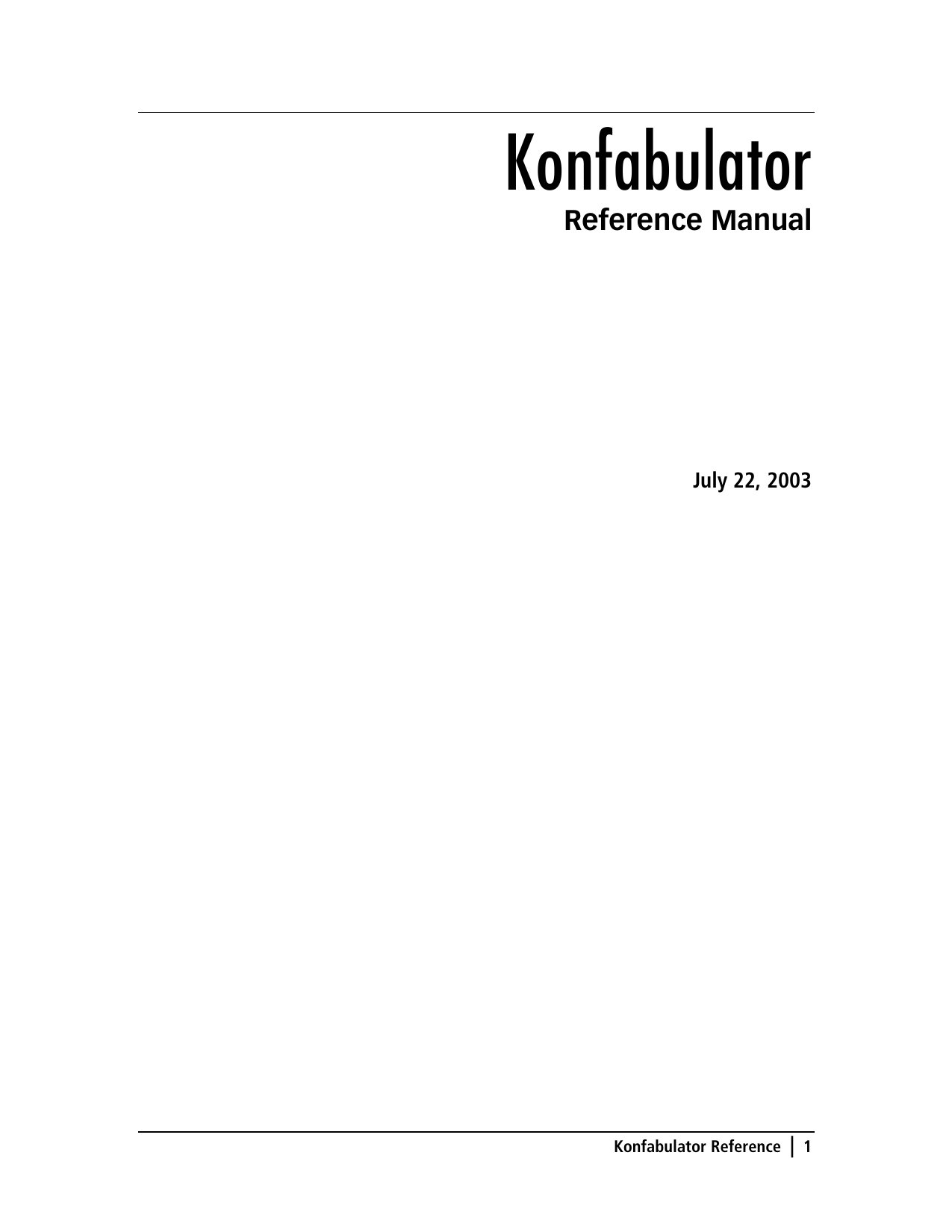 Konfabulator Reference 1.5