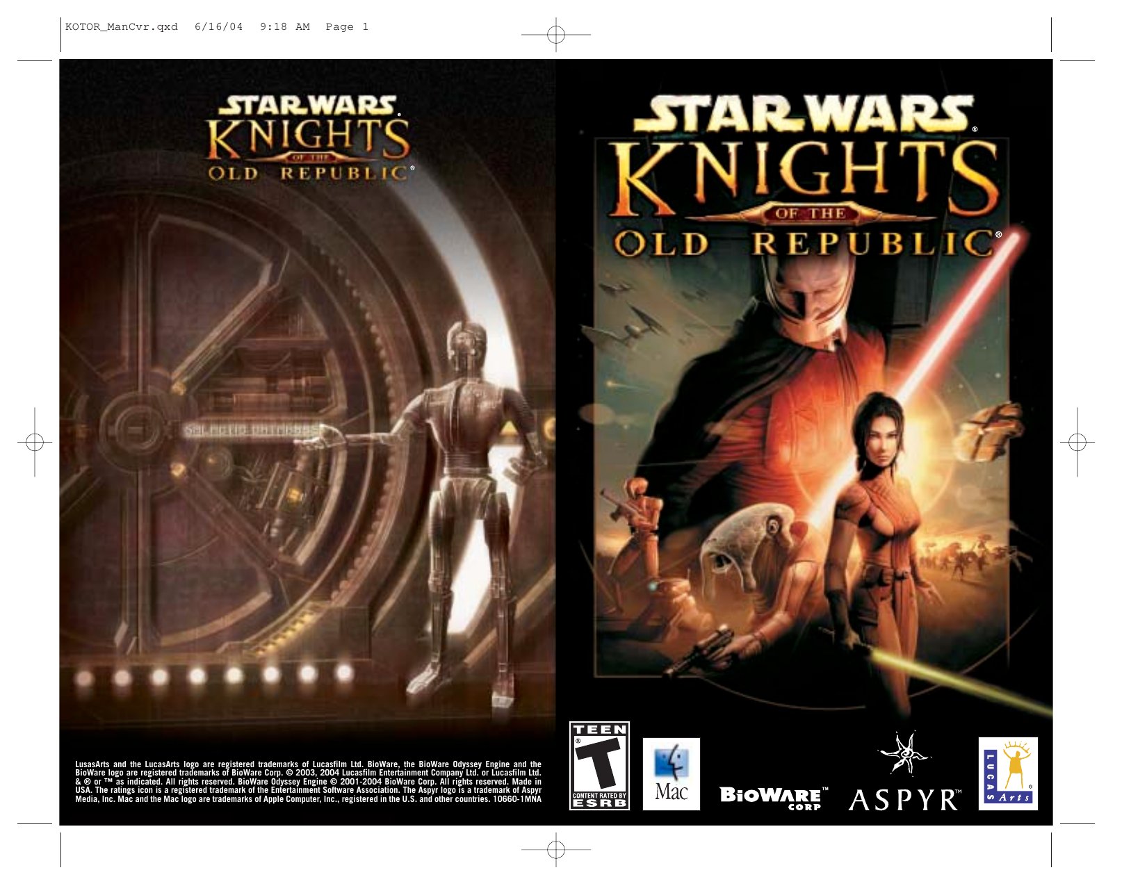 KOTOR Manual