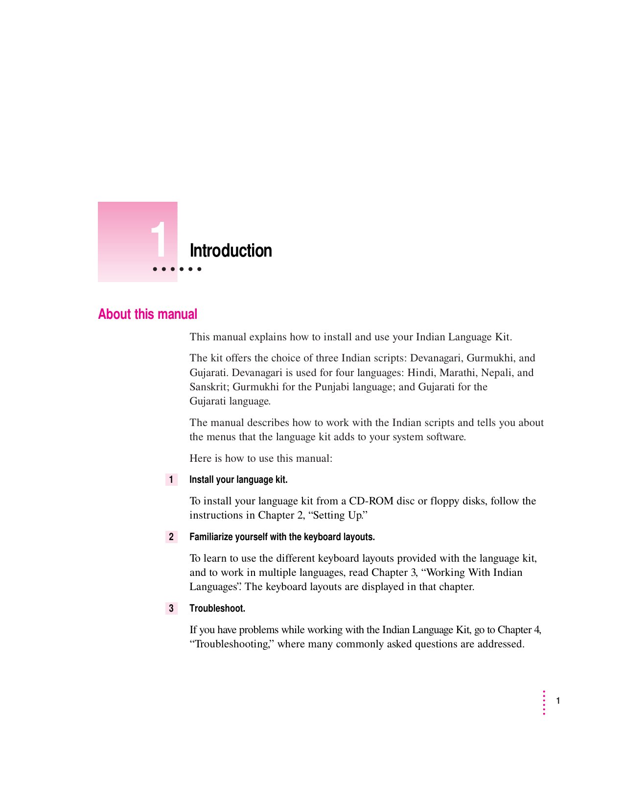 Language Indian Language Kit