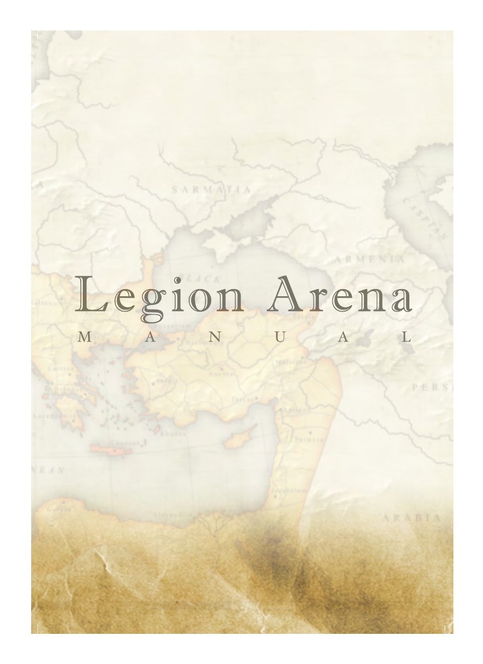 Legion Arena Manual