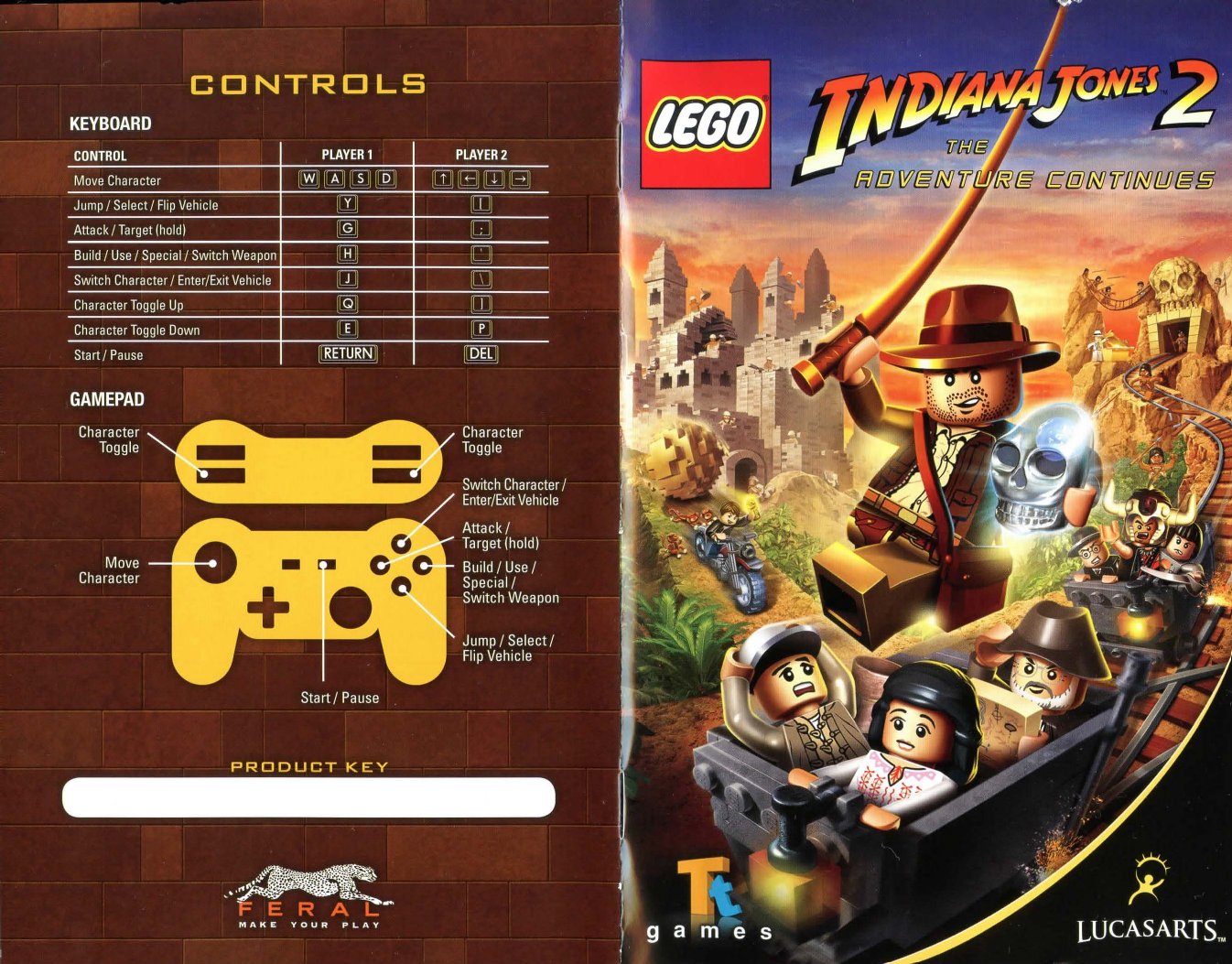 LEGO Indiana Jones 2 manual