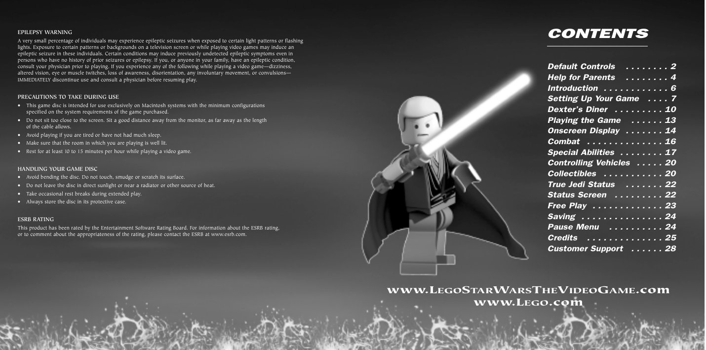 Lego Star Wars manual