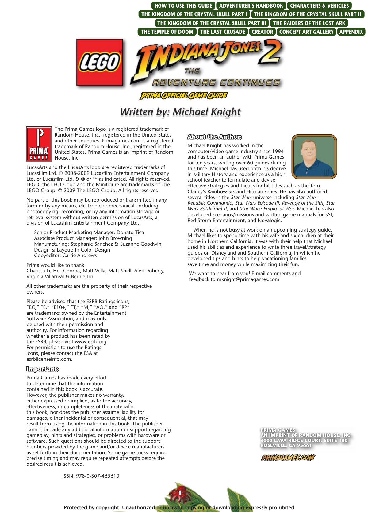 LegoIndianaJones2 GameGuide