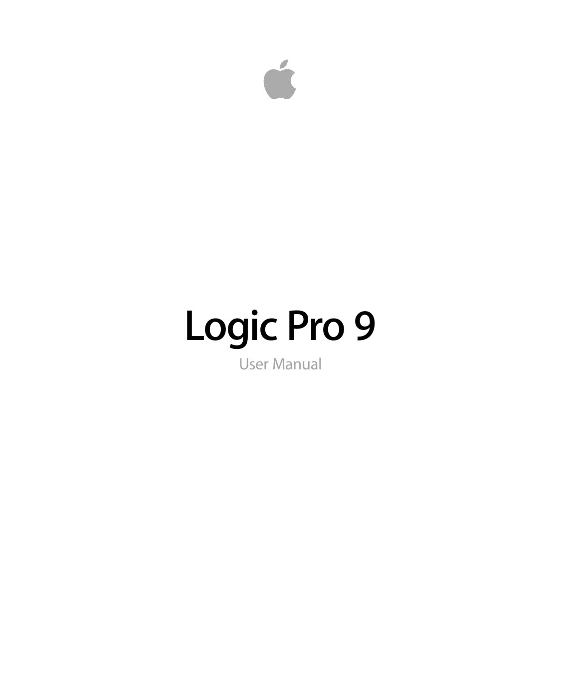 Logic Pro 9 User Manual en