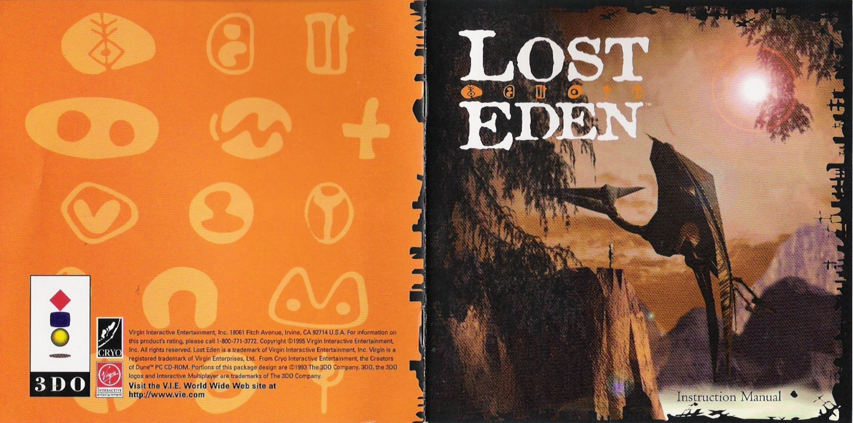 Lost Eden 1993 Virgin US 3DO 0