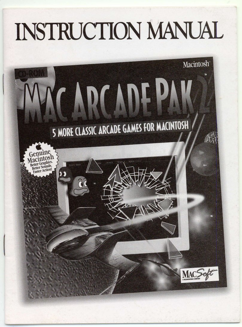 Mac Arcade Pak 2 Manual