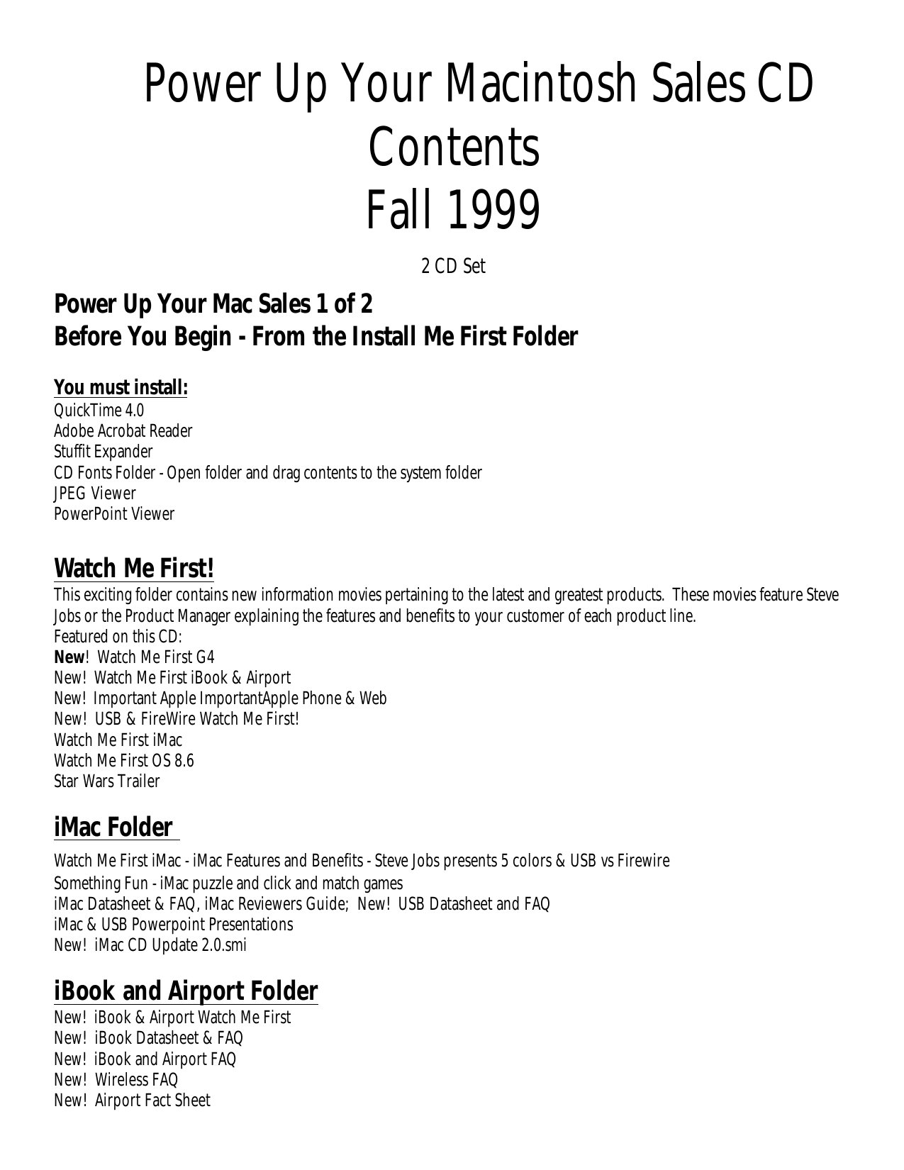 Mac Sales 8 99 CD Contents