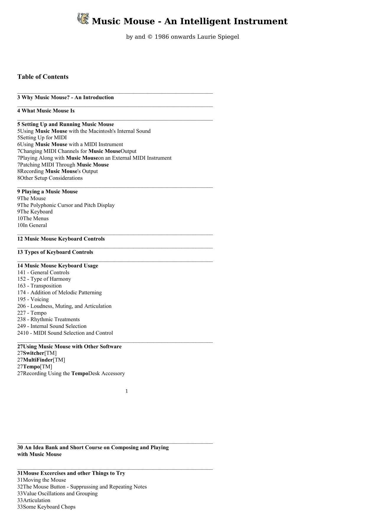 MacMM Manual