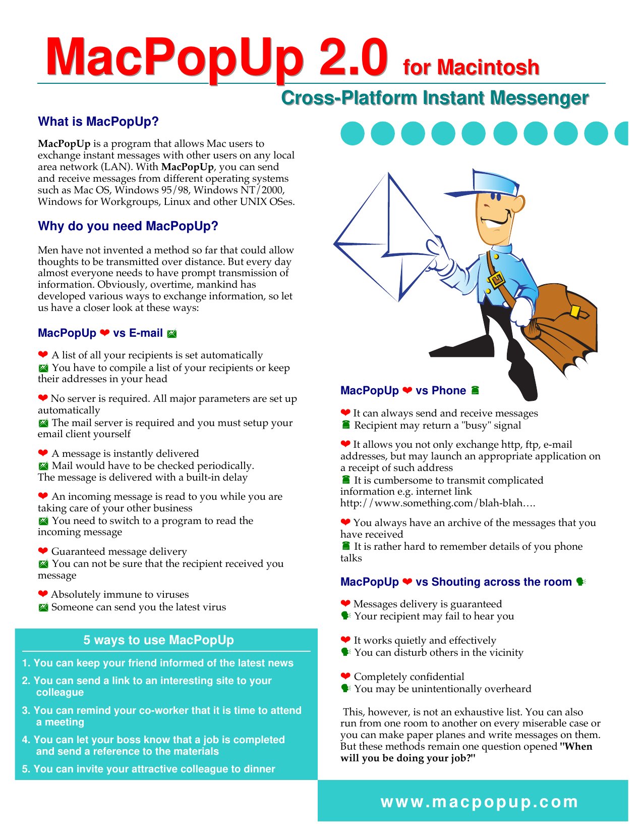 MacPopUp Datasheet