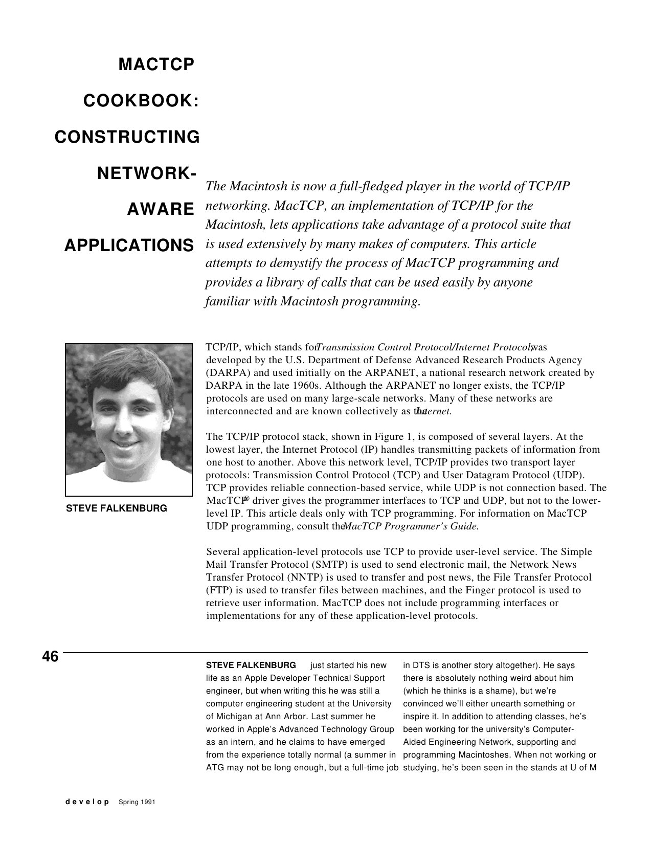 MacTCP Cookbook