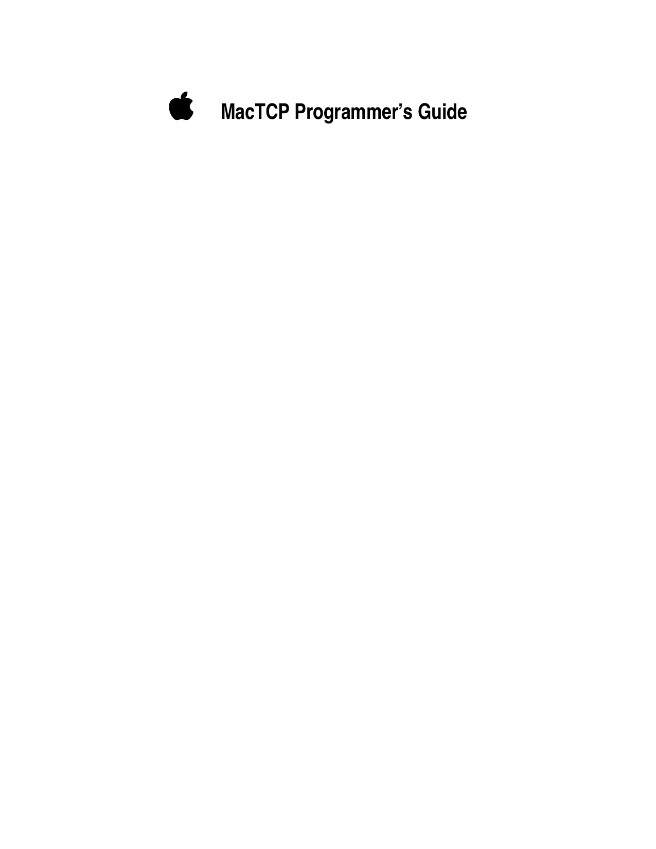 MacTCP programming