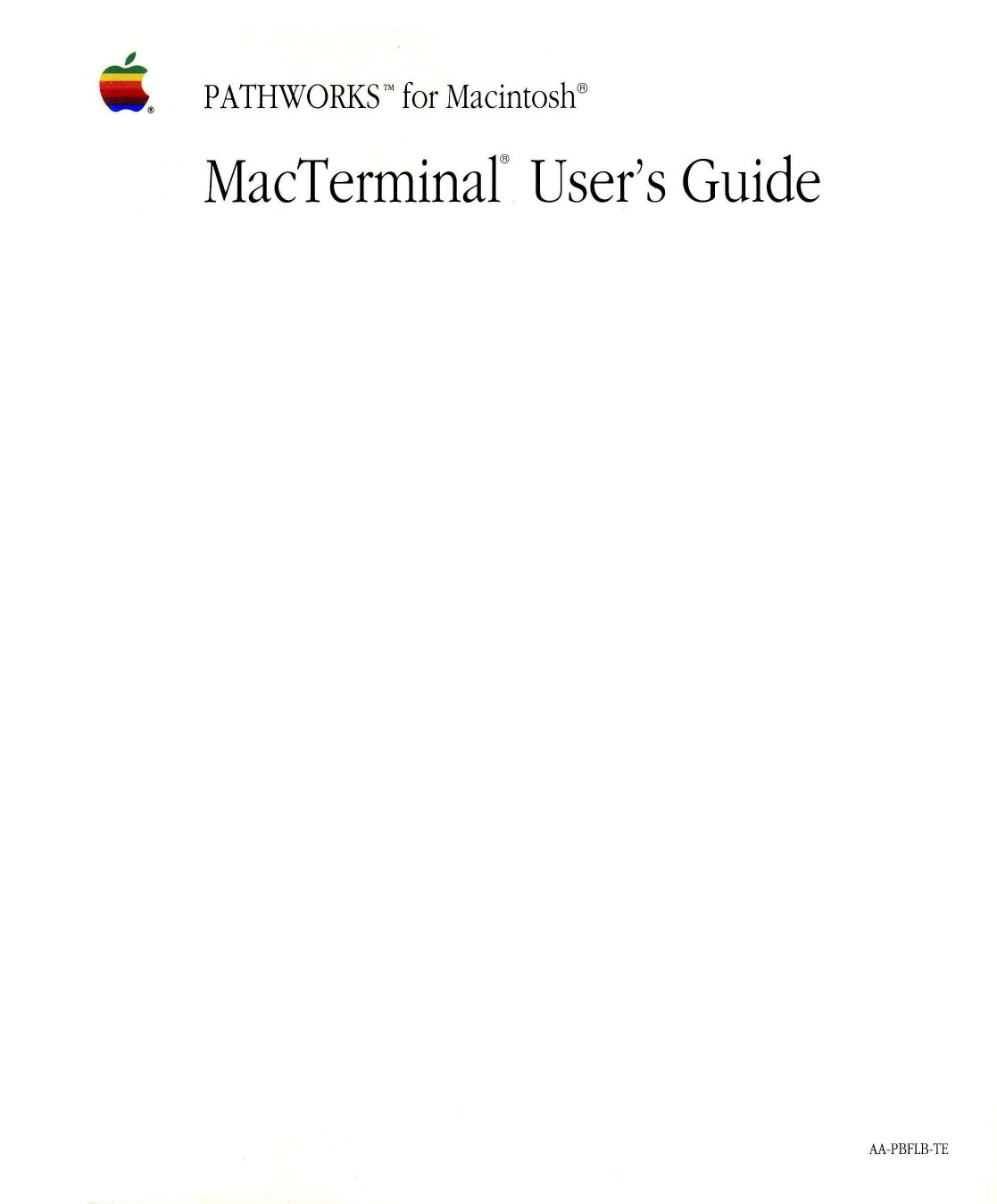 MacTerminal Users Guide