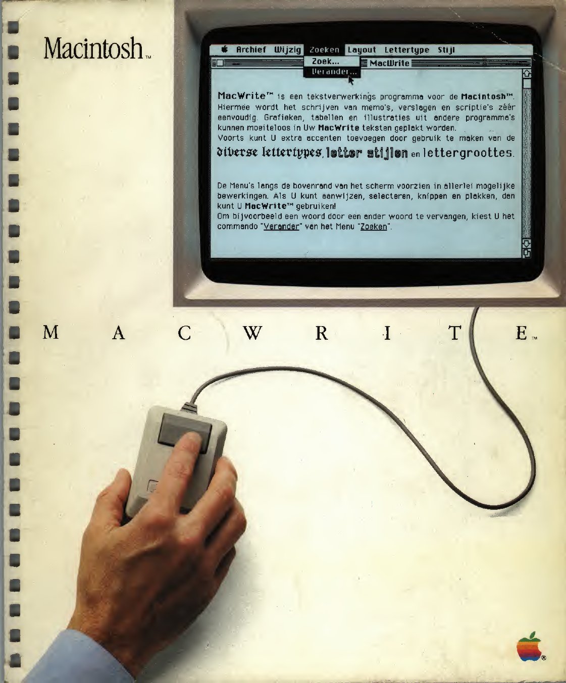 MacWrite Nederlandstalige handleiding 1984